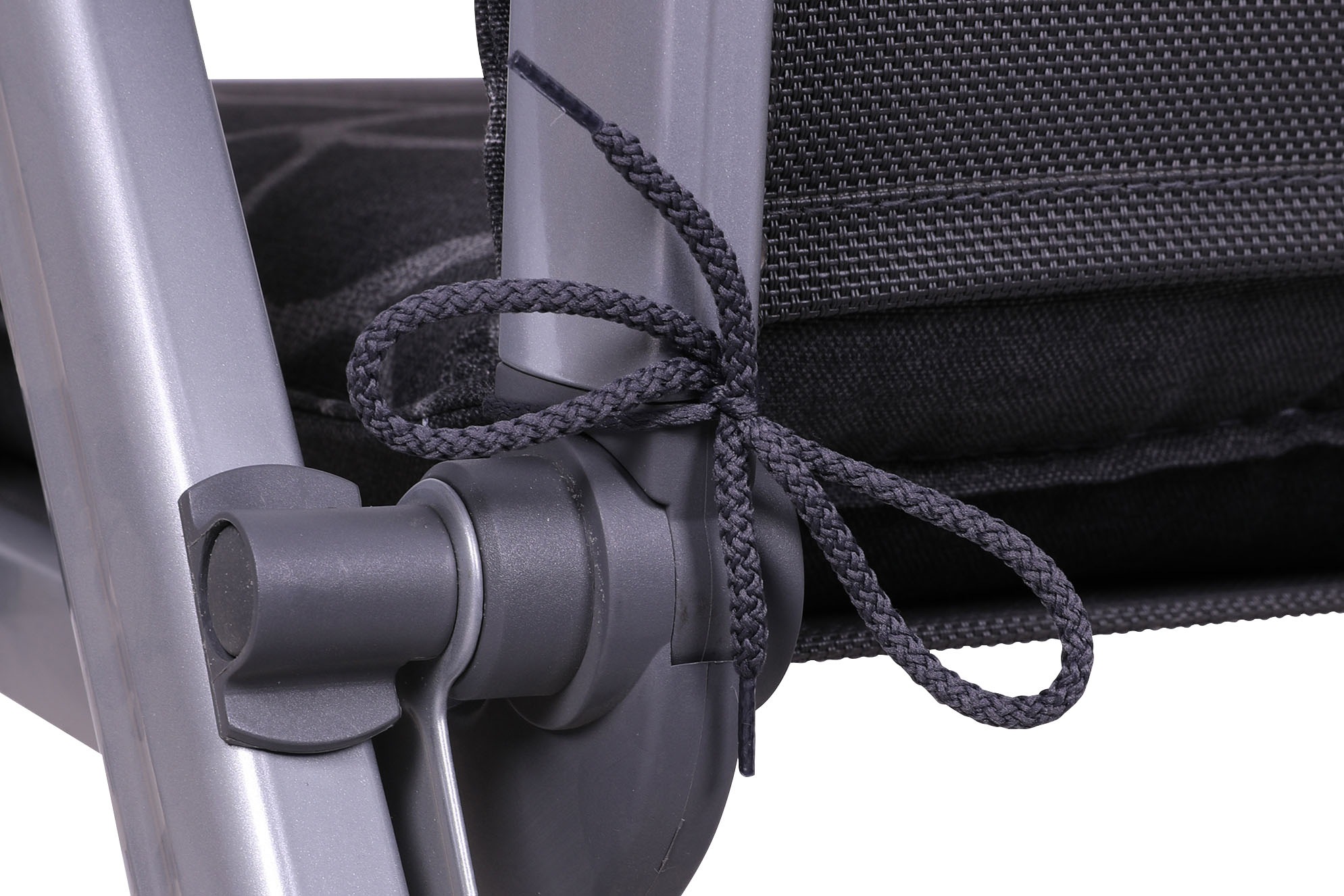 Hochlehnerauflage GO-DE, grau (anthrazit), B:50cm T:120cm, Baumwolle, Polyester, Polsterauflagen, anthrazit 3