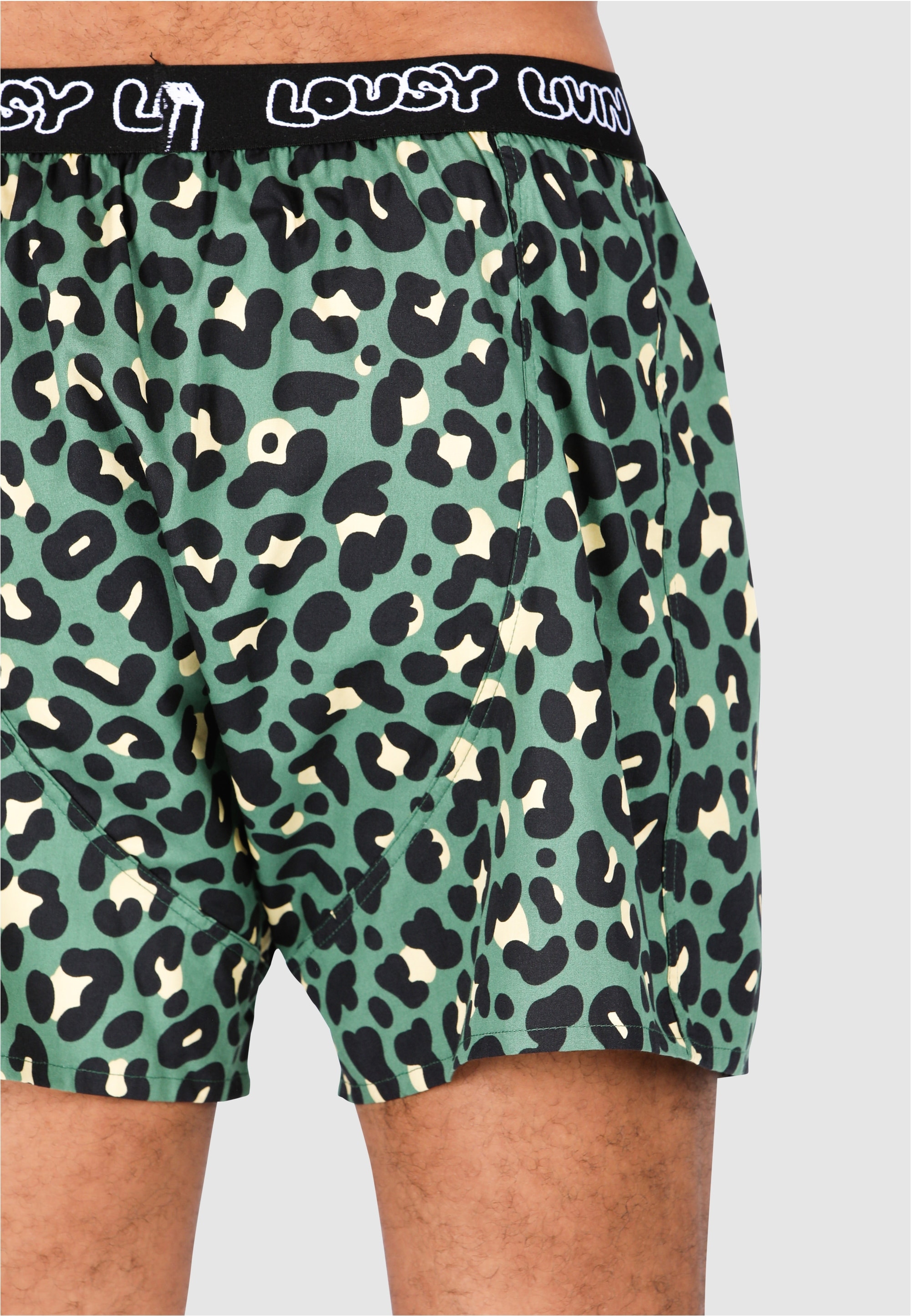 Lousy Livin Boxershorts mit lässigem Leo-Print