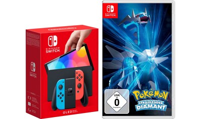 Nintendo Switch Spielekonsole, OLED-Modell inkl. Pokémon Strahlender Diamant kaufen