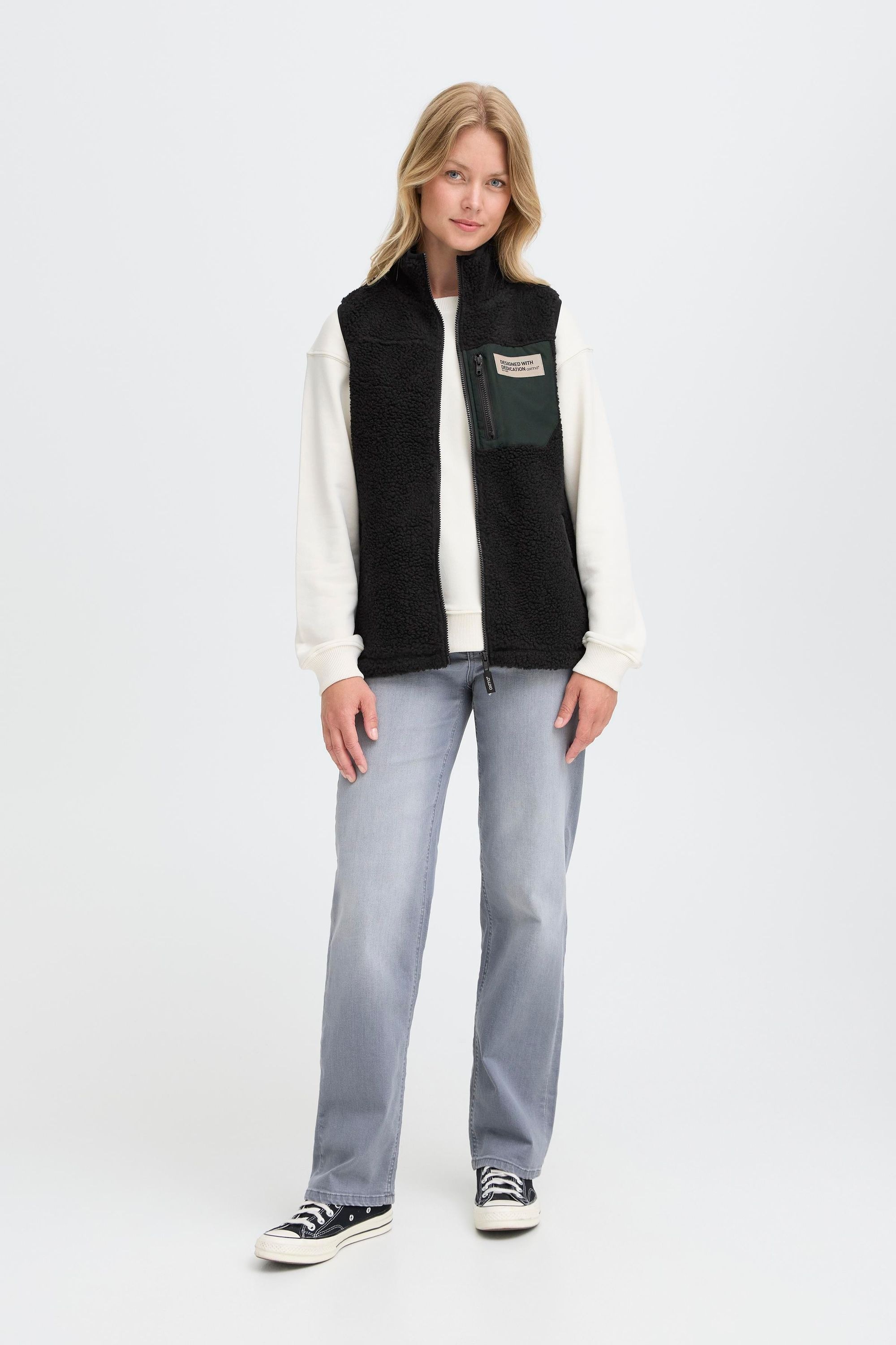 OXMO Plüschweste "Plüschweste OXABBY" günstig online kaufen