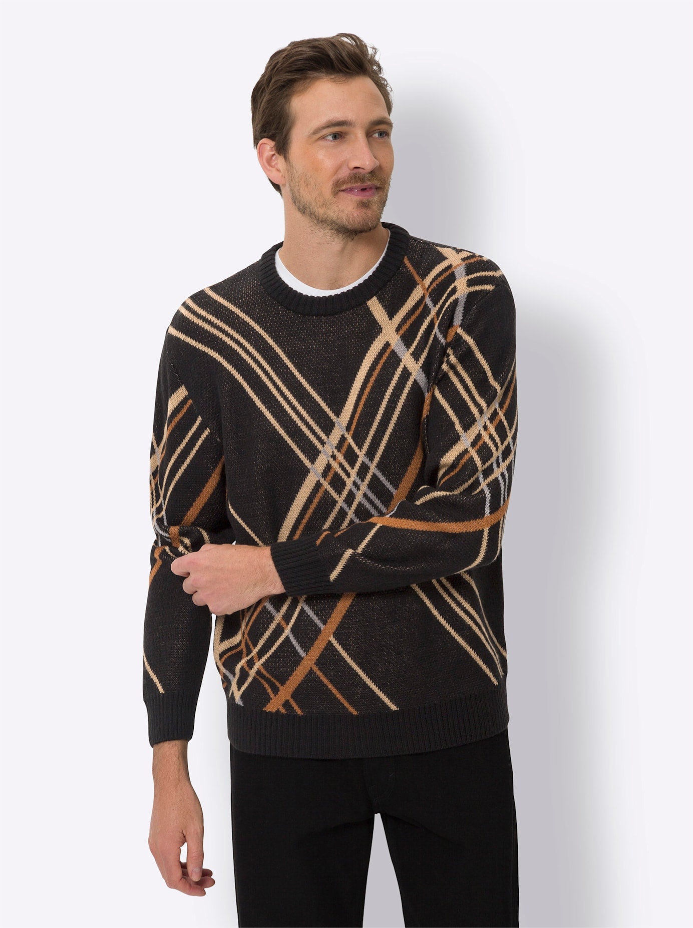 Classic Rundhalspullover »Rundhals-Pullover«