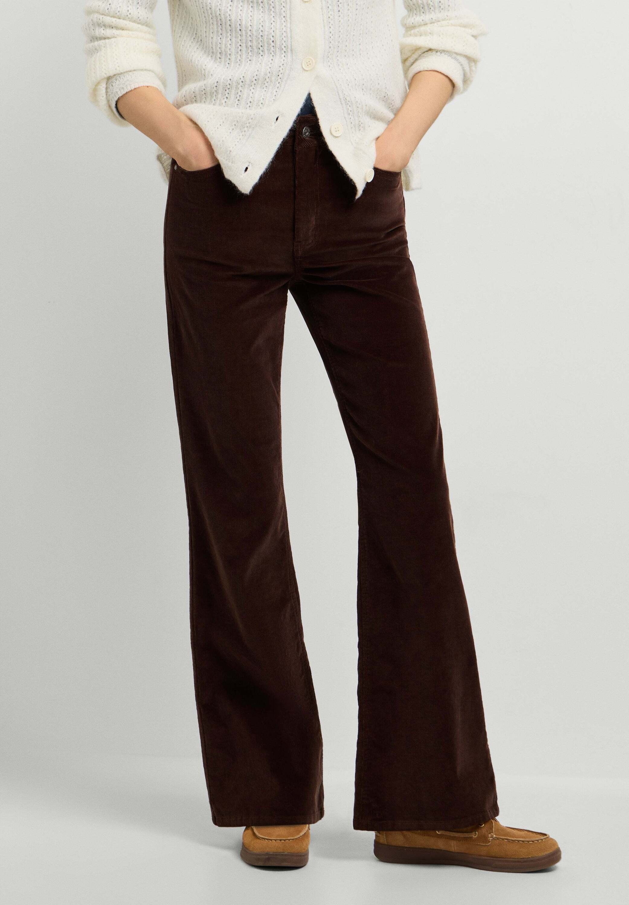 Pepe Jeans Funktionshose »trousers HIGH WAIST FLARE WILLA CORDUROY«