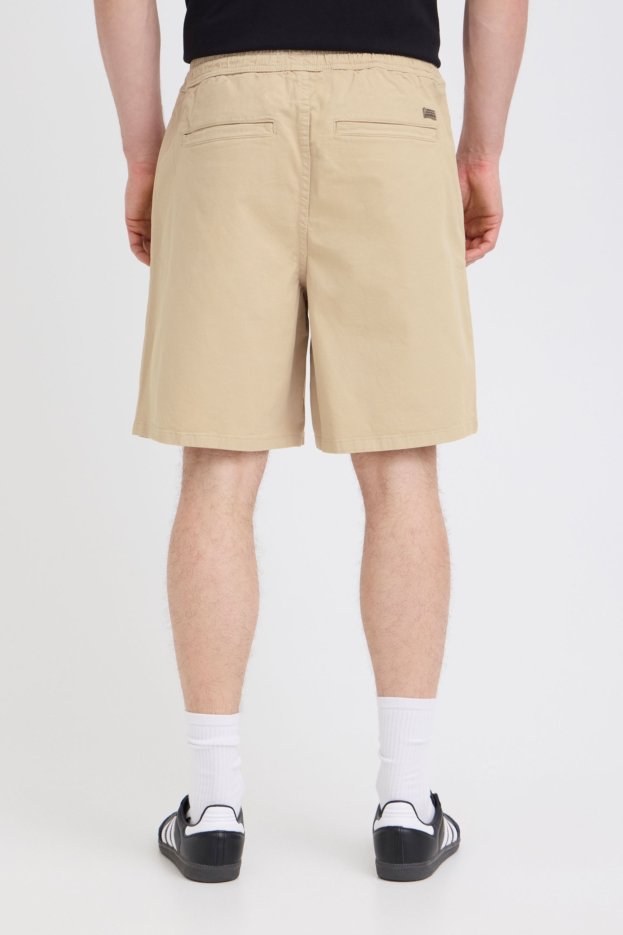 Chinoshorts BLEND "BHMarco", Herren, Gr. S, US-Größen, oyster gray, Twill, 98% Baumwolle, 2% Elasthan, unifarben, Basic, normal normal, Hosen Chinoshorts, Bequeme Chino-Shorts mit elastischem Bündchen 6