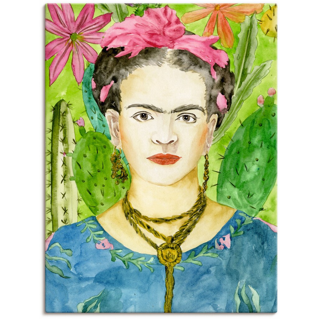 Artland Wandbild »Frida Kahlo II«, Bilder von Frauen, (1 St.)