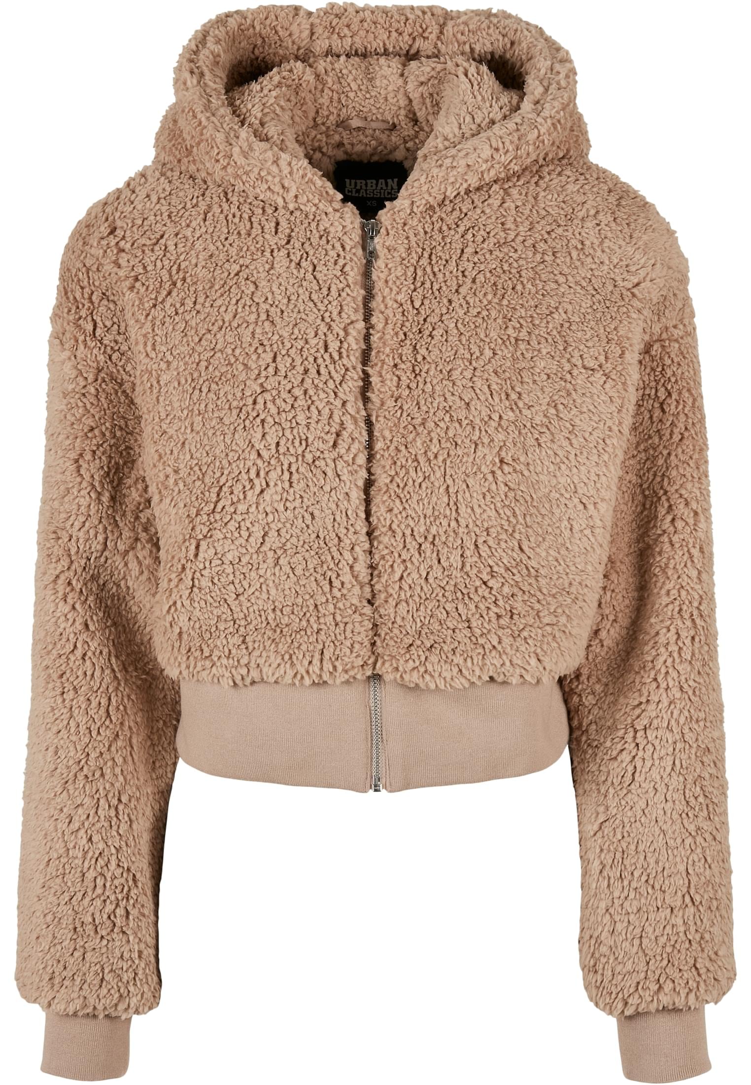 URBAN CLASSICS Outdoorjacke »Damen Ladies Short Oversized Sherpa Jacket«, (1  St.), ohne Kapuze online kaufen | BAUR