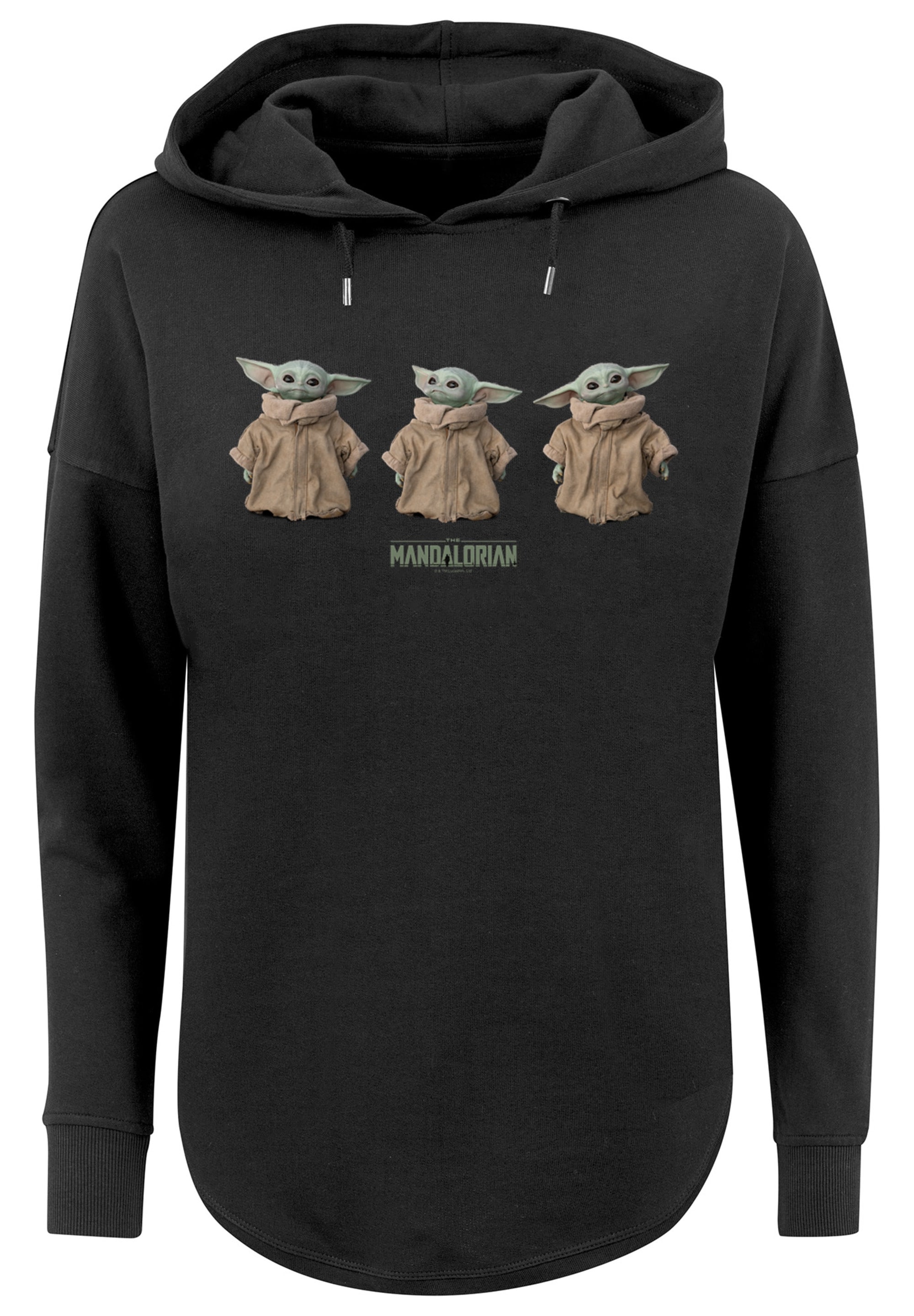 F4NT4STIC Kapuzenpullover »Star Wars The Mandalorian The Child Poses«, Print