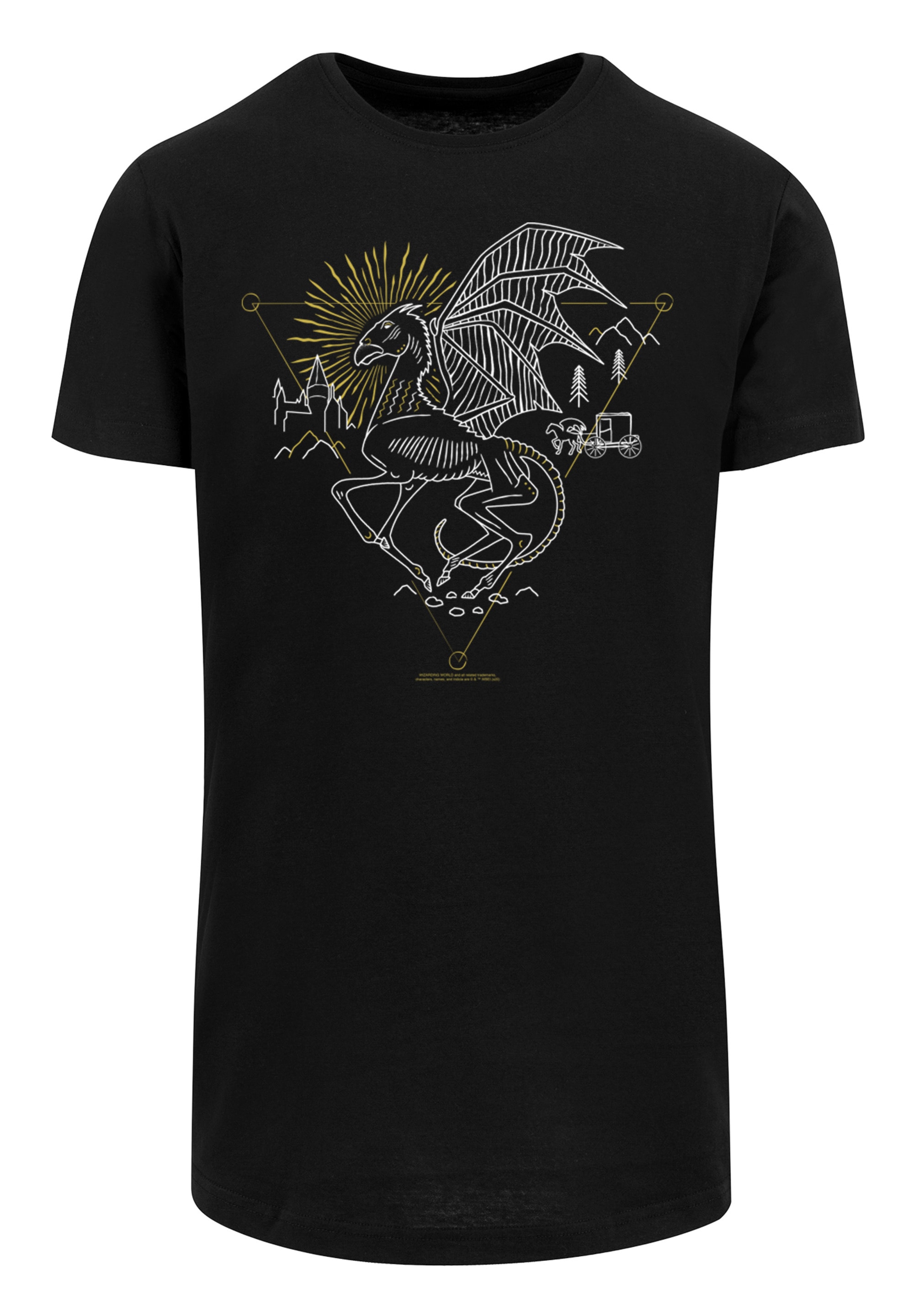 F4NT4STIC T-Shirt »Harry Potter Thestral Line Art«, Print
