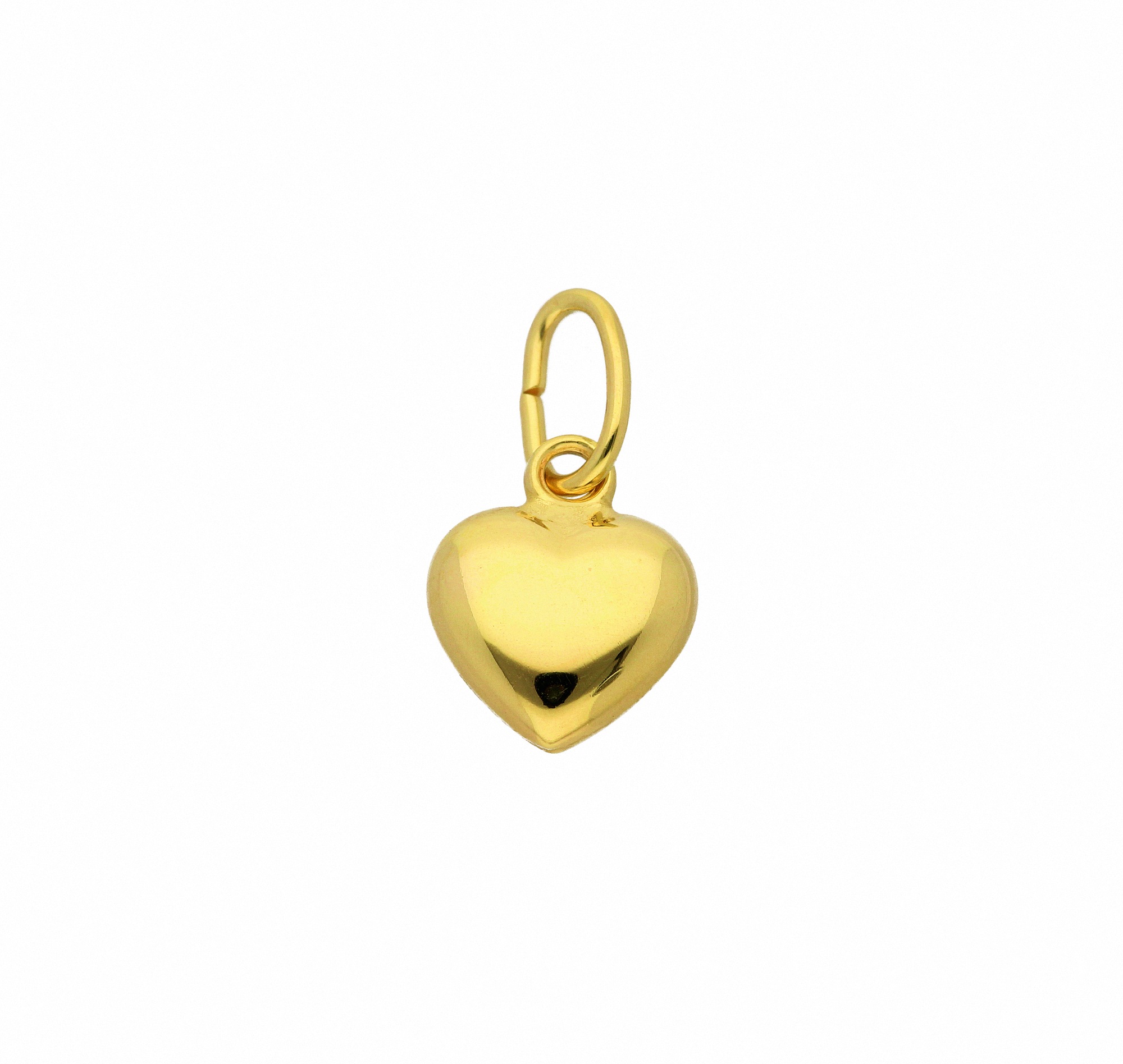 Kettenanhänger ADELIA ́S "Damen 585 Gold Anhänger Herz", gold, Schmuckanhänger, Damen, Gelbgold 585 Gold, Gelbgold 585, Gold, Kettenanhänger, 