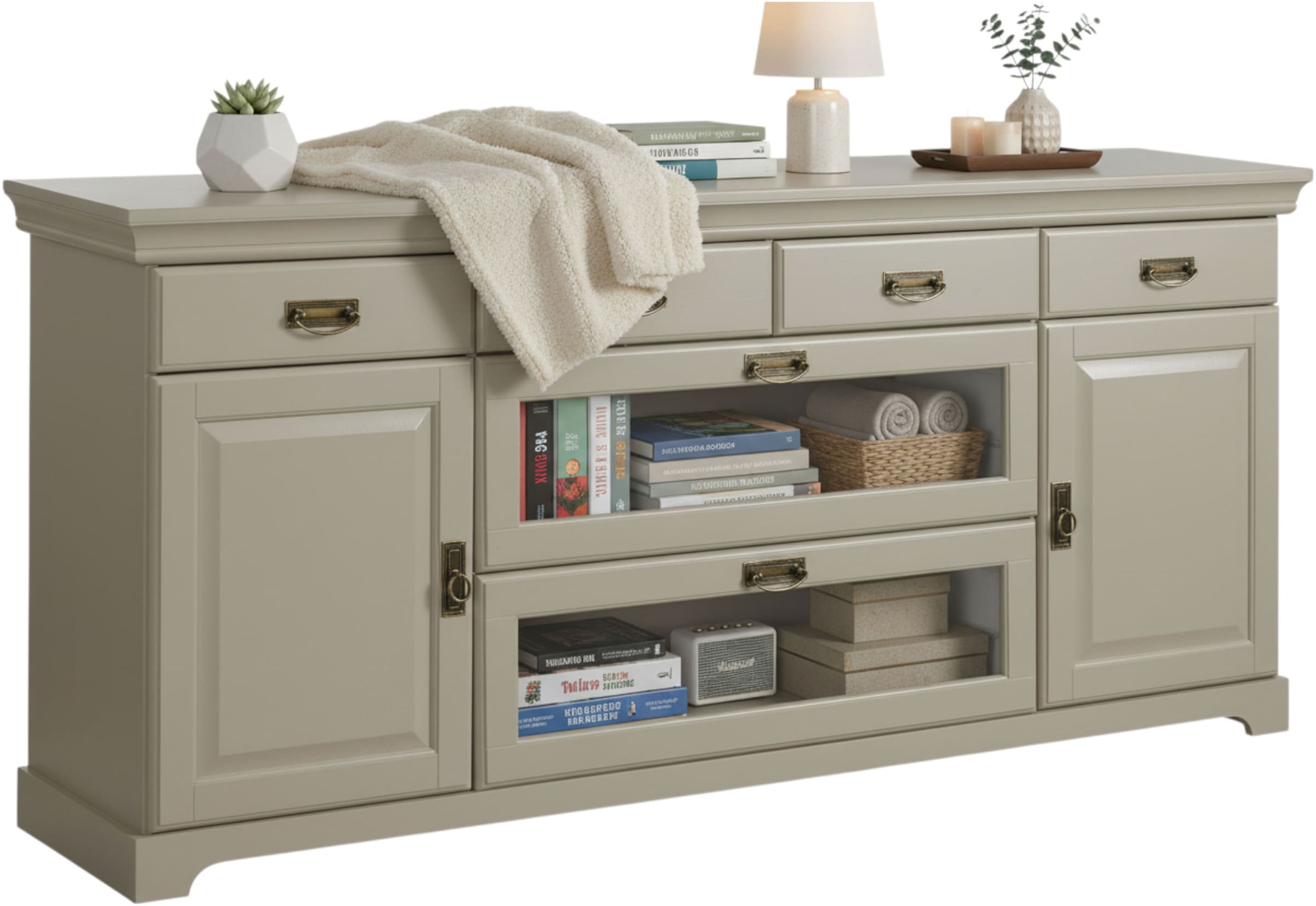OTTO home Sideboard »Rügen« Kommode aus massiver Kiefer, FSC®, Breite 145 oder 180 cm