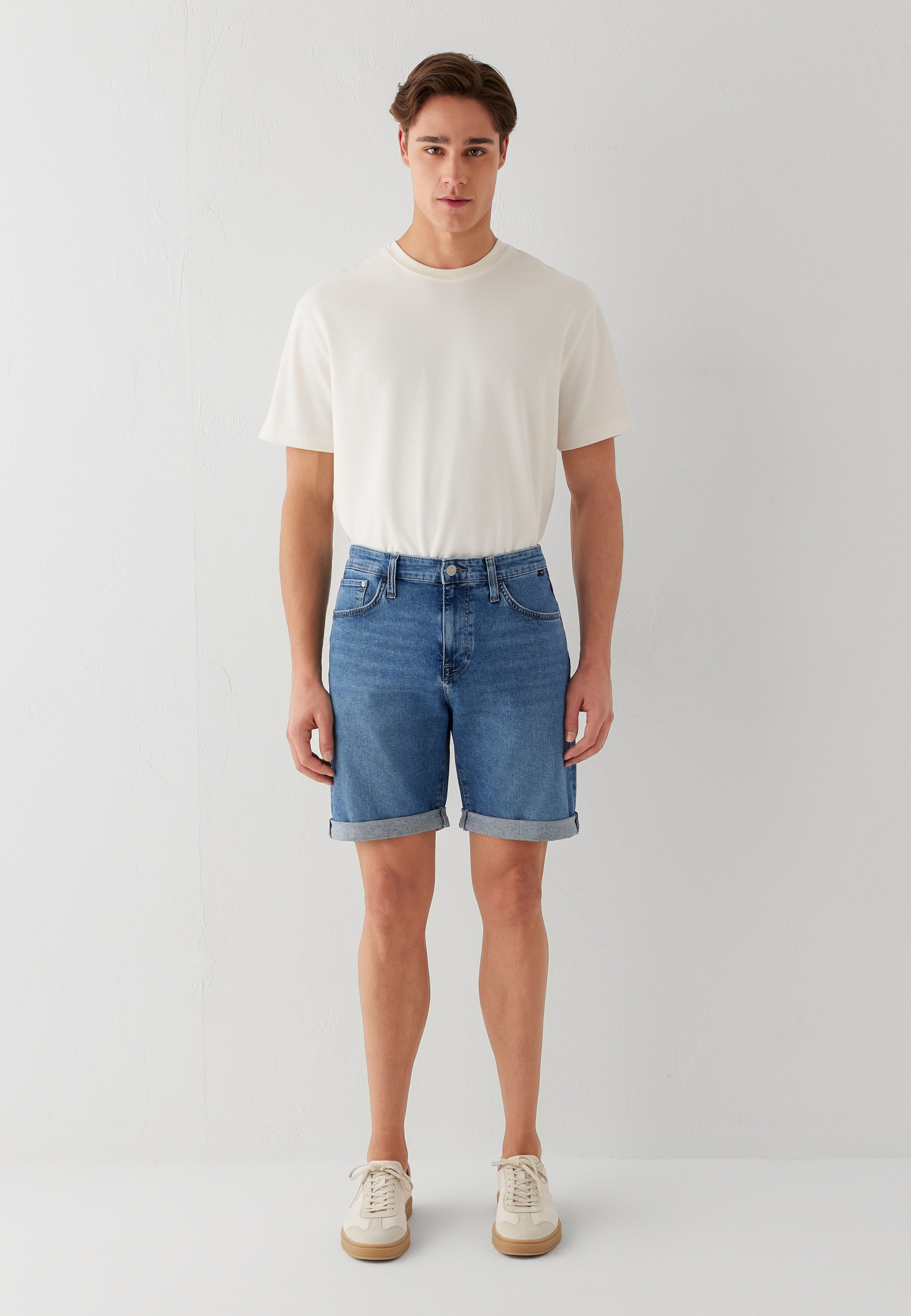 Mavi Straight-Jeans »BRIAN« Slim Fit Denim Shorts