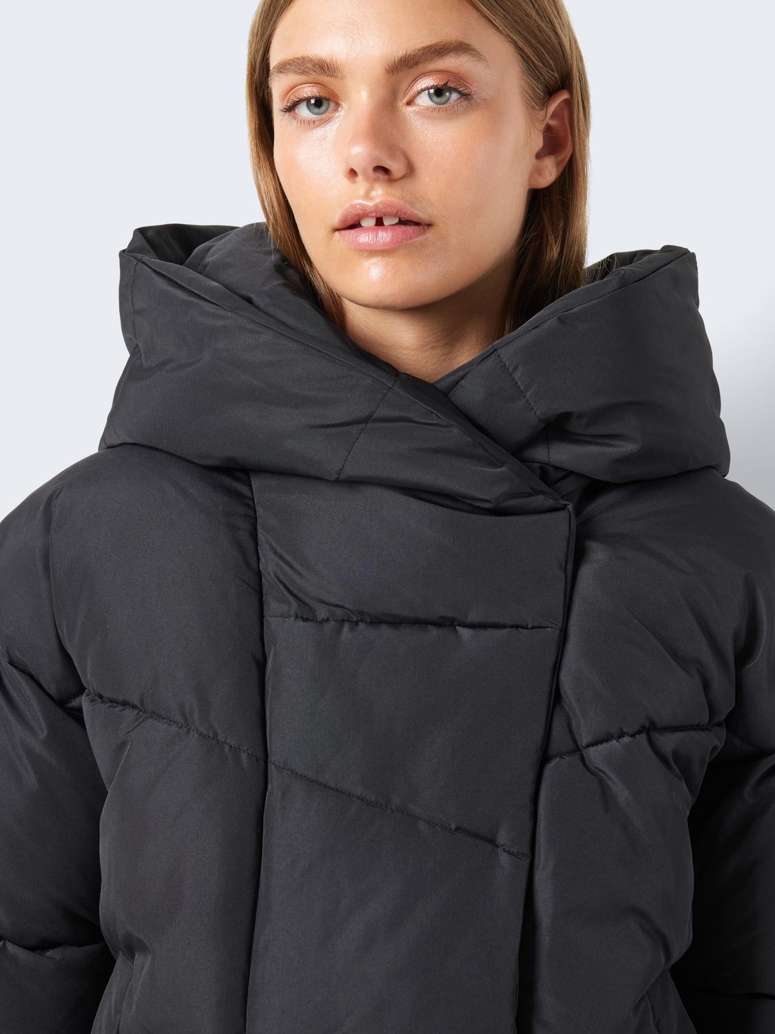 Noisy may Steppjacke »NMTALLY L/S BOMBER JACKET NOOS FWD«, mit Kapuze