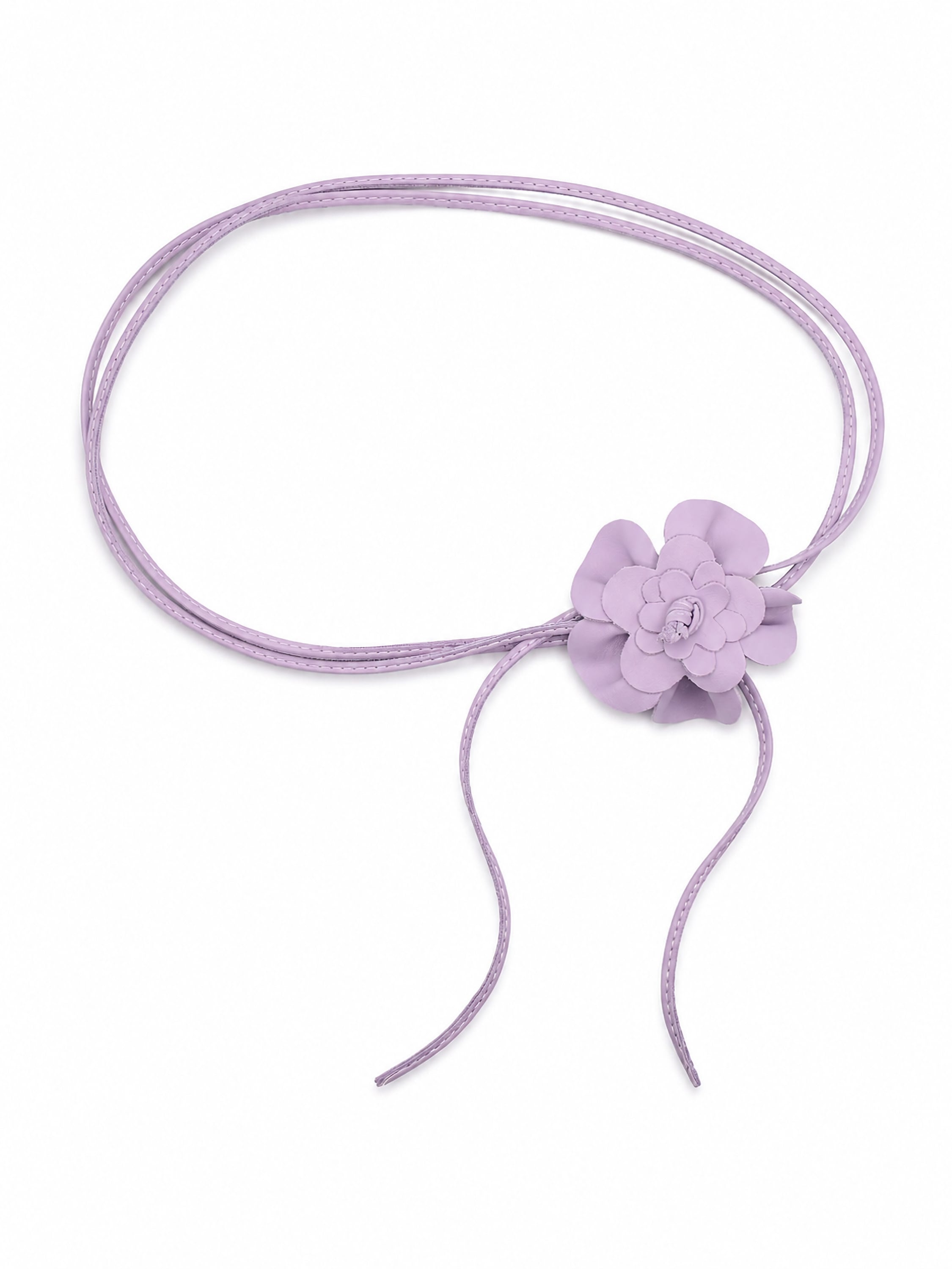 COLLEZIONE ALESSANDRO "Blüte" Lederband mit echt Leder Blüte