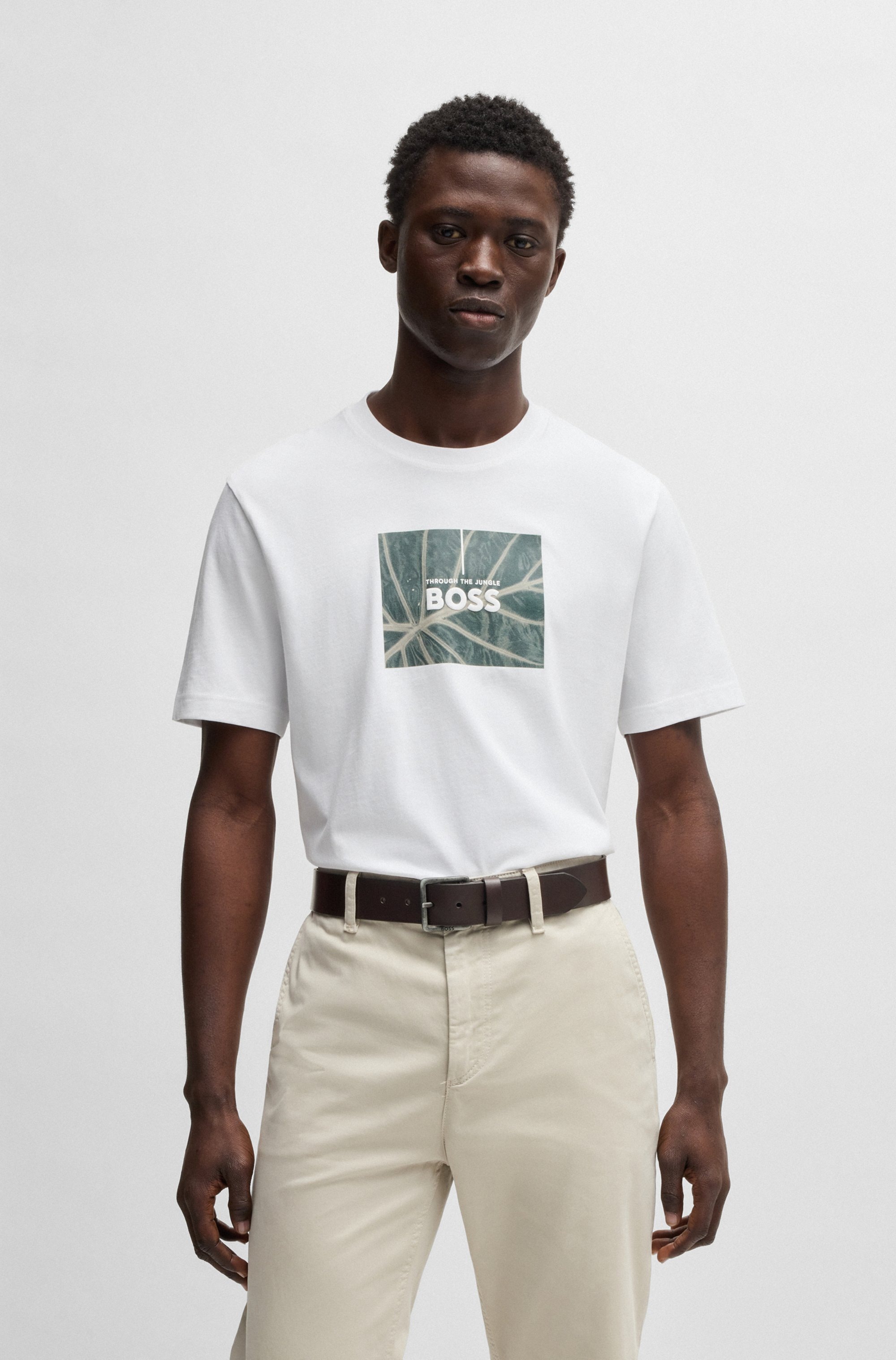 BOSS Ledergürtel "Jeeko Sz40", mit matter Schließe günstig online kaufen