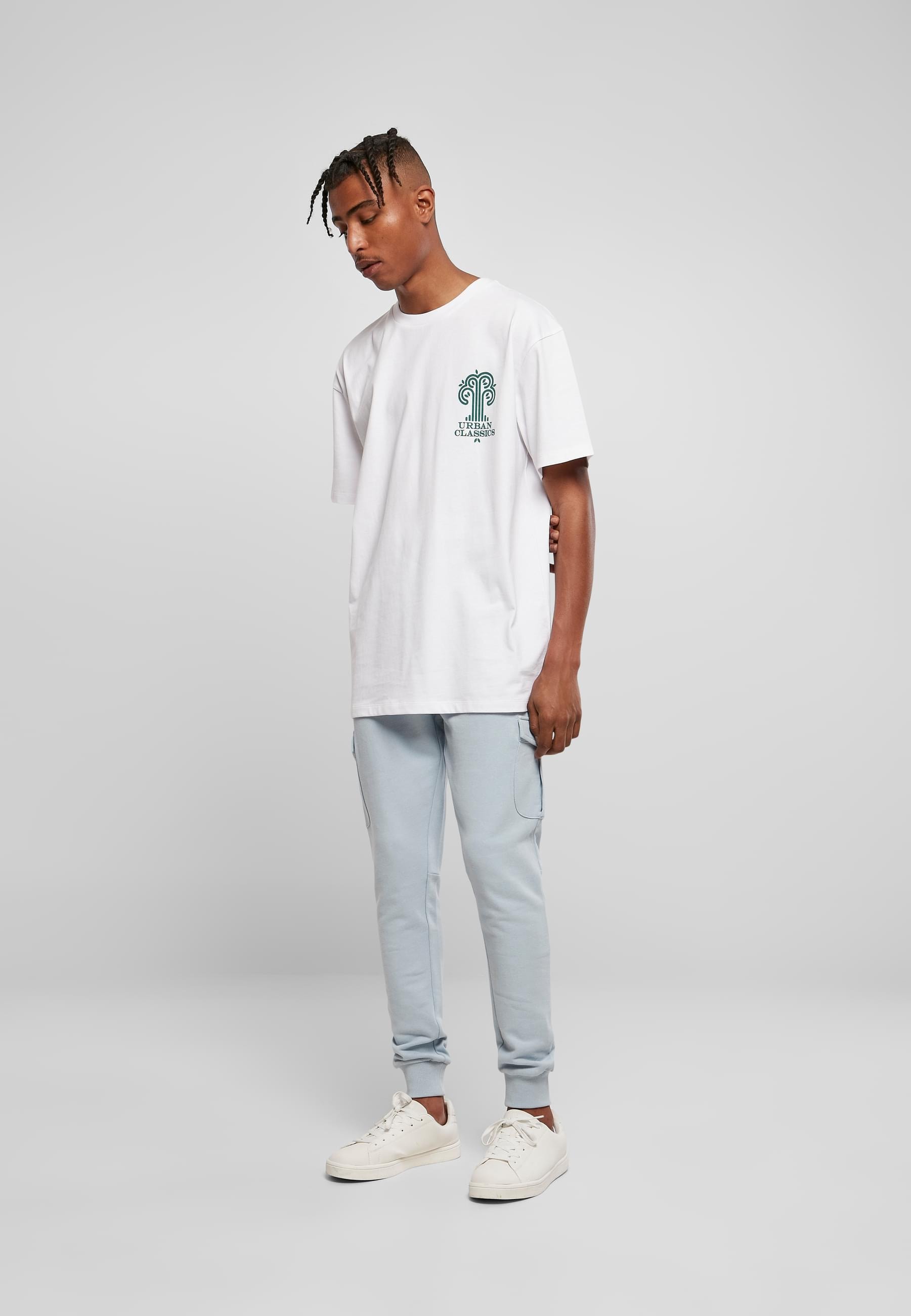 URBAN CLASSICS T-Shirt »Urban Classics Herren Organic Tree Logo Tee«, (1 tlg.)