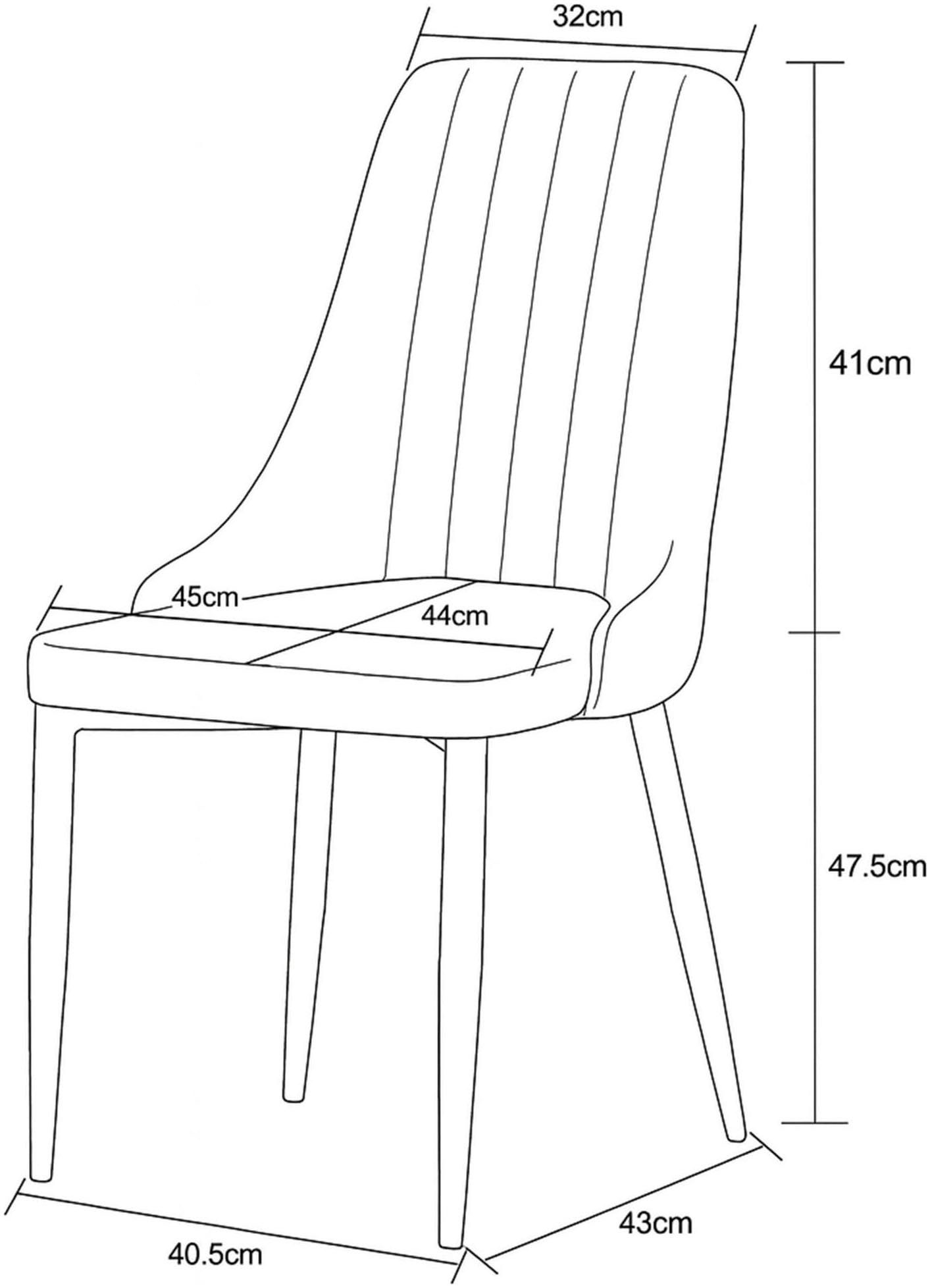 Home affaire Esszimmerstuhl »GARNBY, 2er Set, mit Metallgestell in matt schwarz« (Set) 2 Stk.in verschiedenen Farben, Belsatbarkeit pro Stuhl 120 kg, Velour Stoff