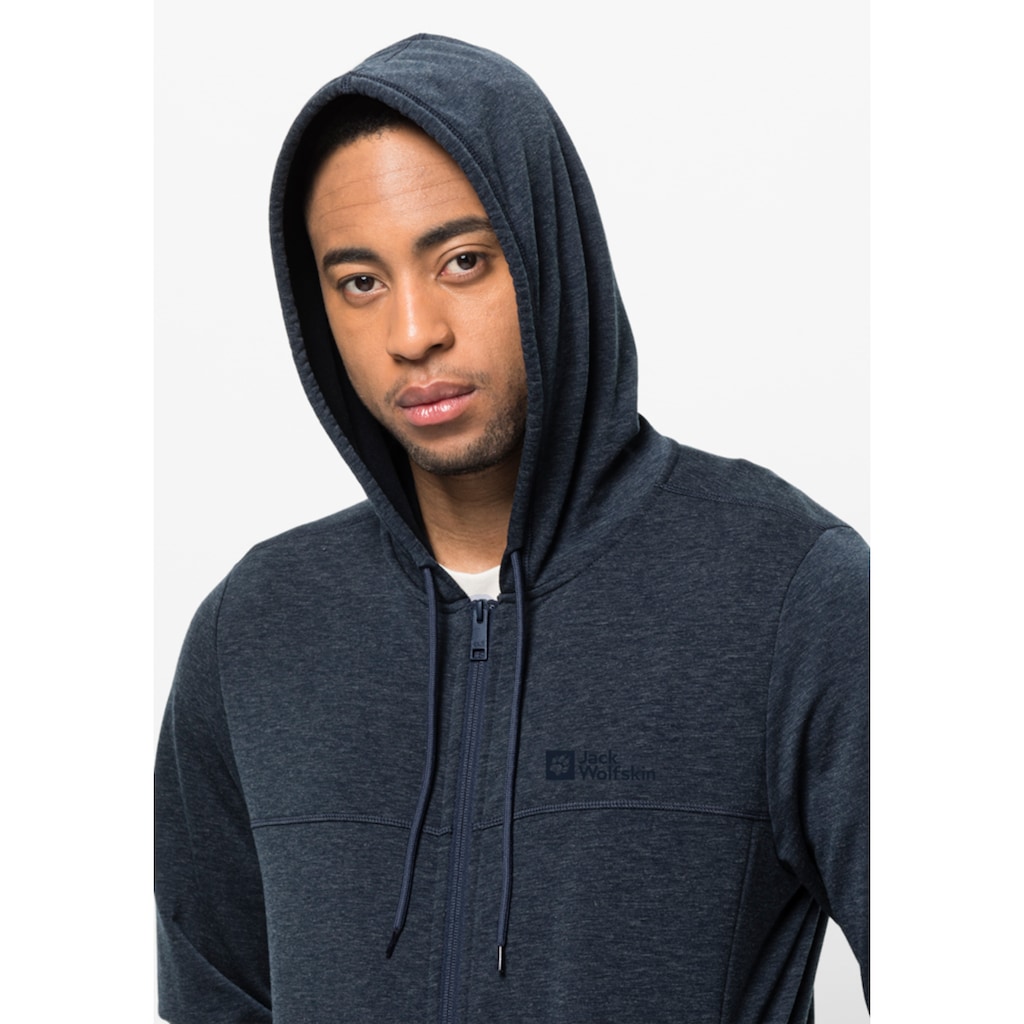 Jack Wolfskin Fleecejacke »WALDSEE HOODED JKT M«, mit Kapuze