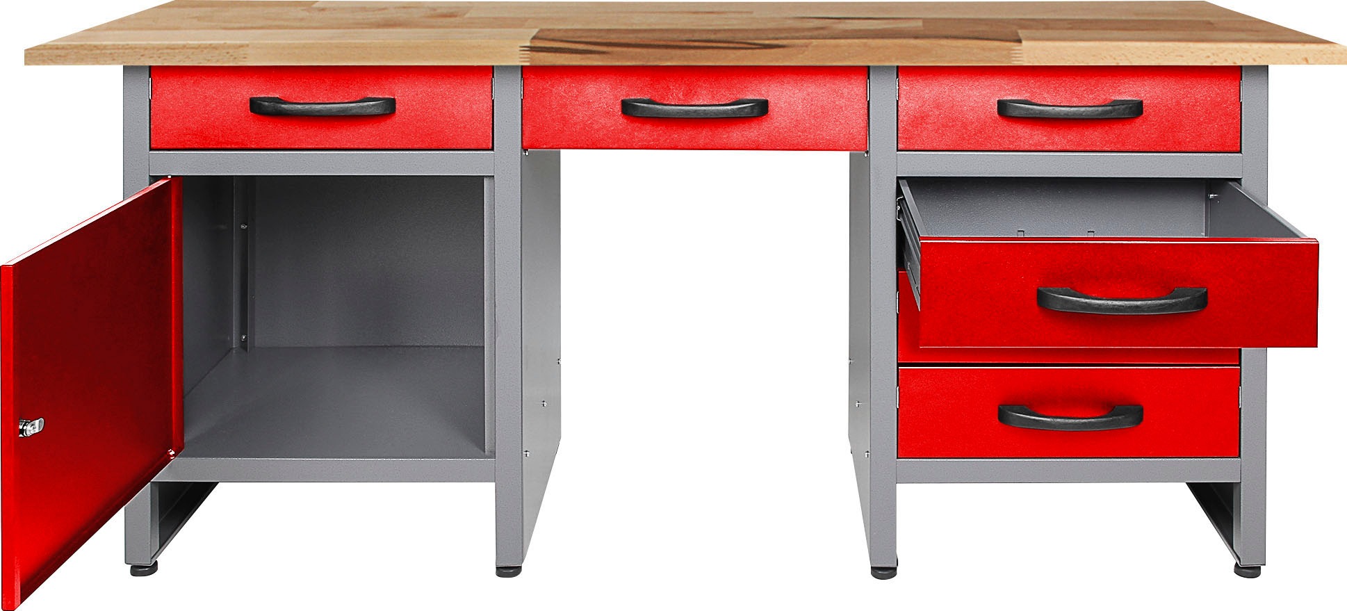 ONDIS24 Werkstatt-Set »Harry« mit LED Touch-Lampen, inkl. Hakenset