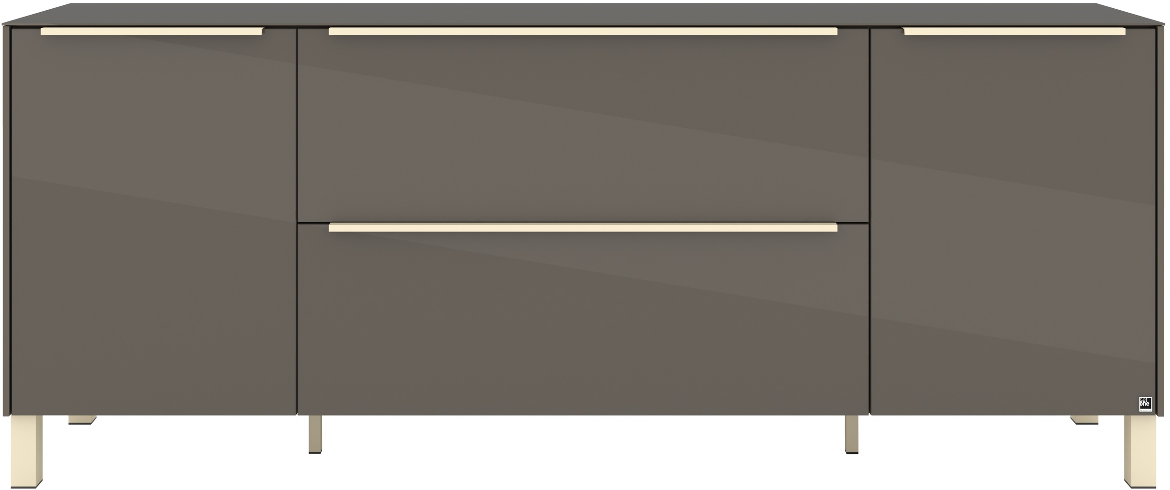 set one by Musterring Lowboard »Reno« 1 Stk. tlg. Mit Vierkantfuß in diversen Farben, 75 cm Höhe & Farbauswahl