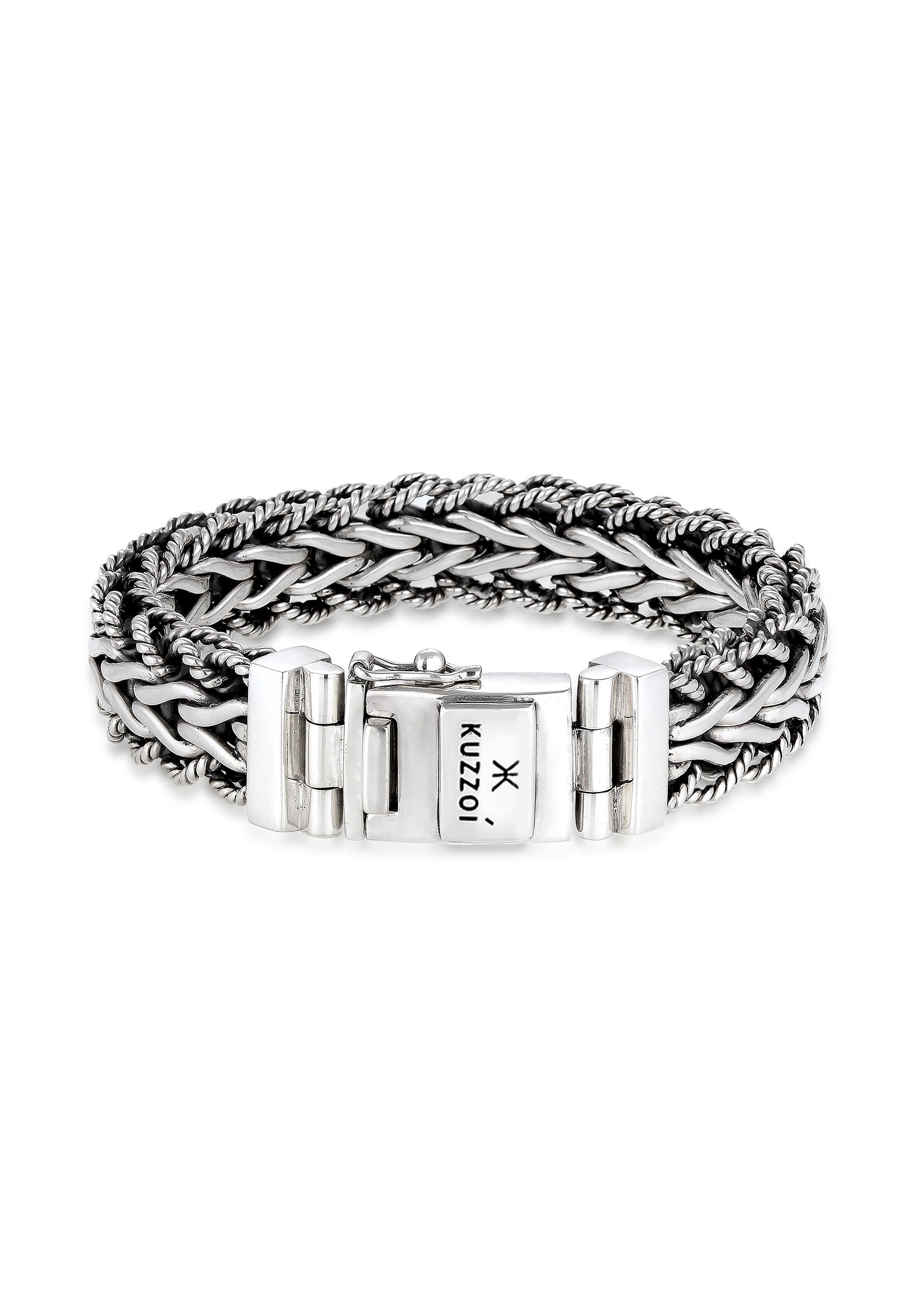 Kuzzoi Armband »Herren Gliederkette 925er Panzerarmband | BAUR kaufen Silber«