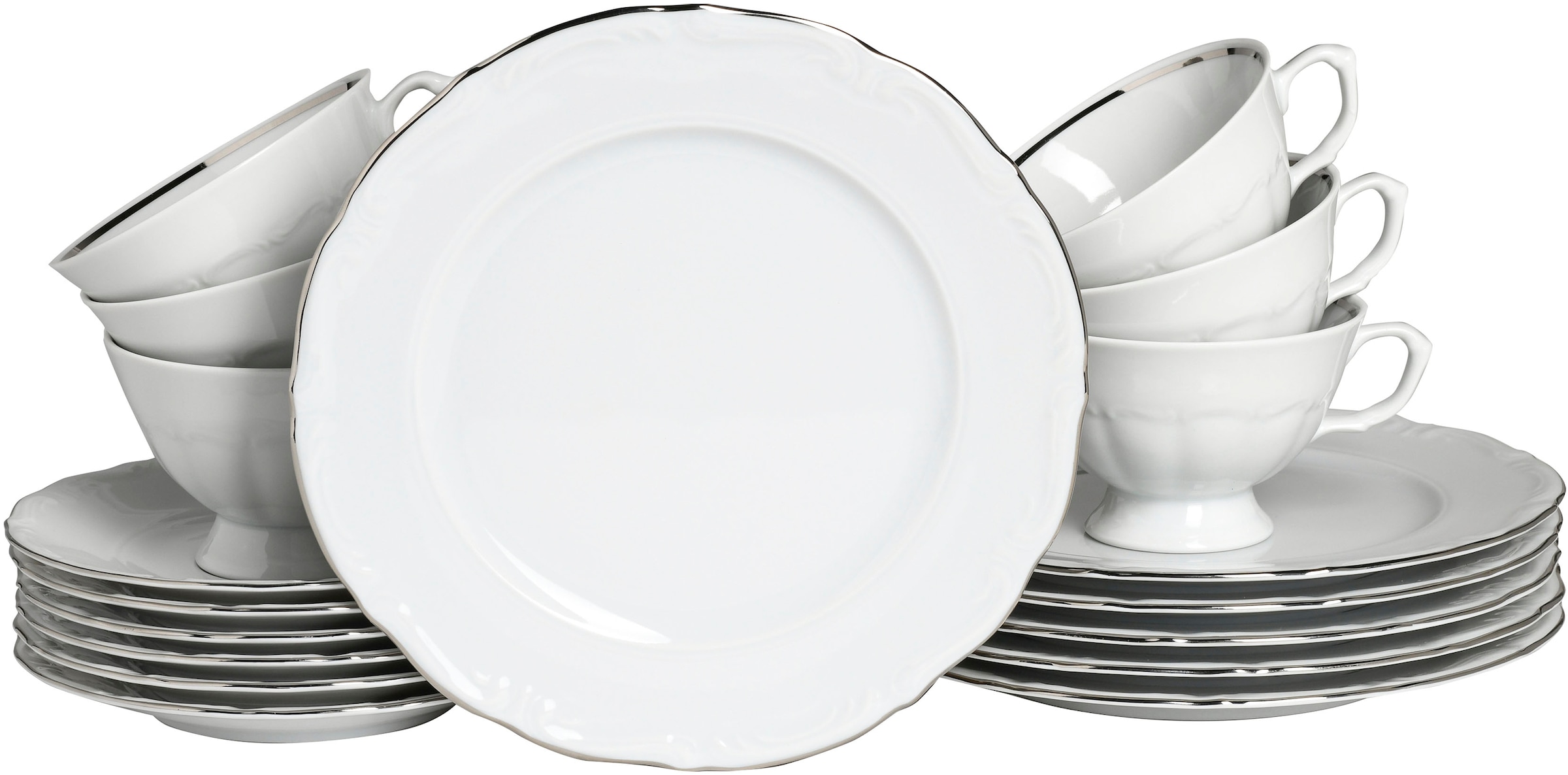 CreaTable Kaffeeservice "Maria Theresia, KaffeeService 18-tlg" Traditionell günstig online kaufen
