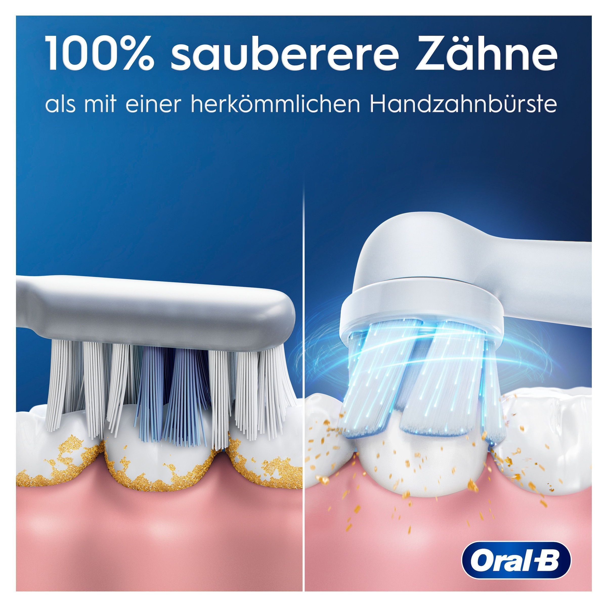 Oral-B Elektrische Zahnbürste »iO Series 2«, 1 St. Aufsteckbürsten, für die sanfte Reinigung