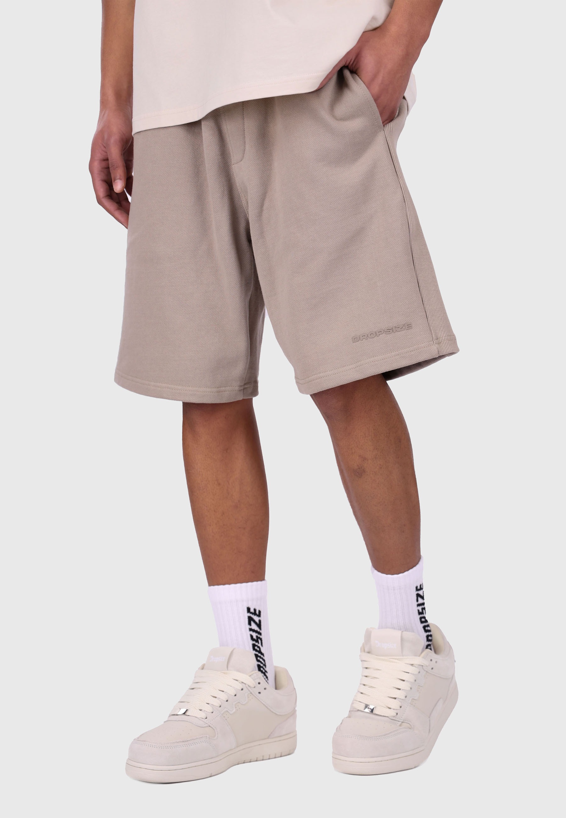 Dropsize Stoffhose »Dropsize RIB TAPE SHORTS«