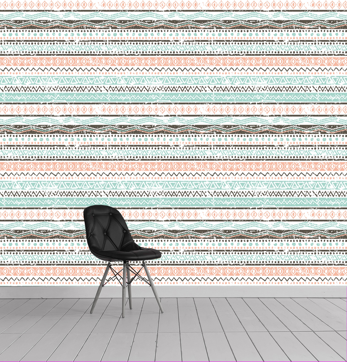 queence Vinyltapete »Zerabru«, Streifen, 90x250cm, selbstklebend, kinderleichte Anbringung, Sticker