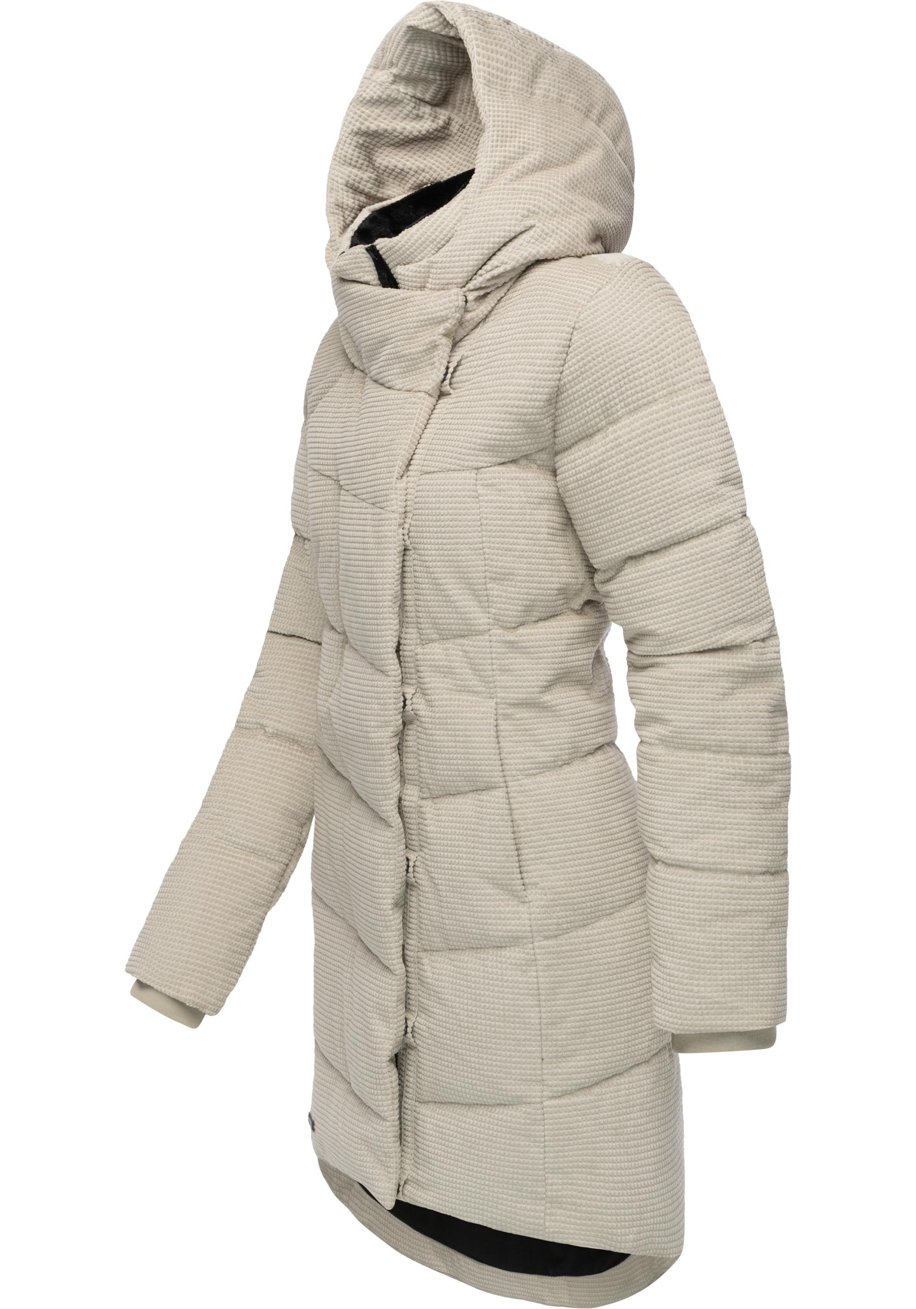 Ragwear Wintermantel »Pavla Cordy YOUMODO«, Wasserdichter Steppmantel in Kord-Optik
