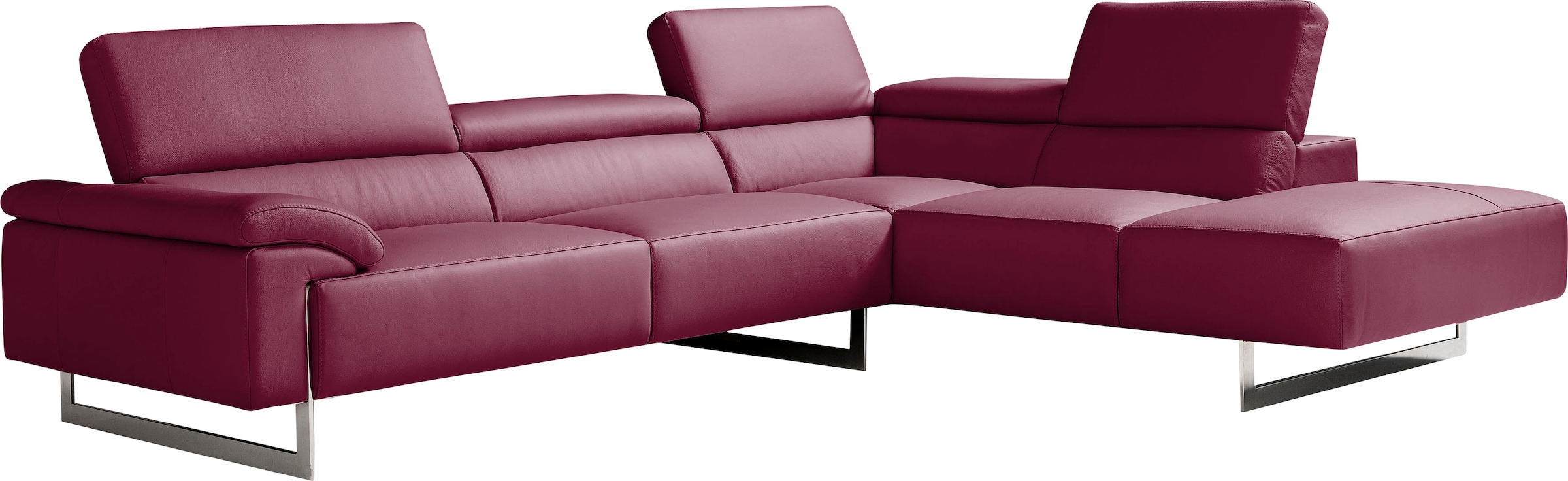 Egoitaliano Ecksofa "Malika, elegant und bequem, Designsofa, L-Form", mit O günstig online kaufen