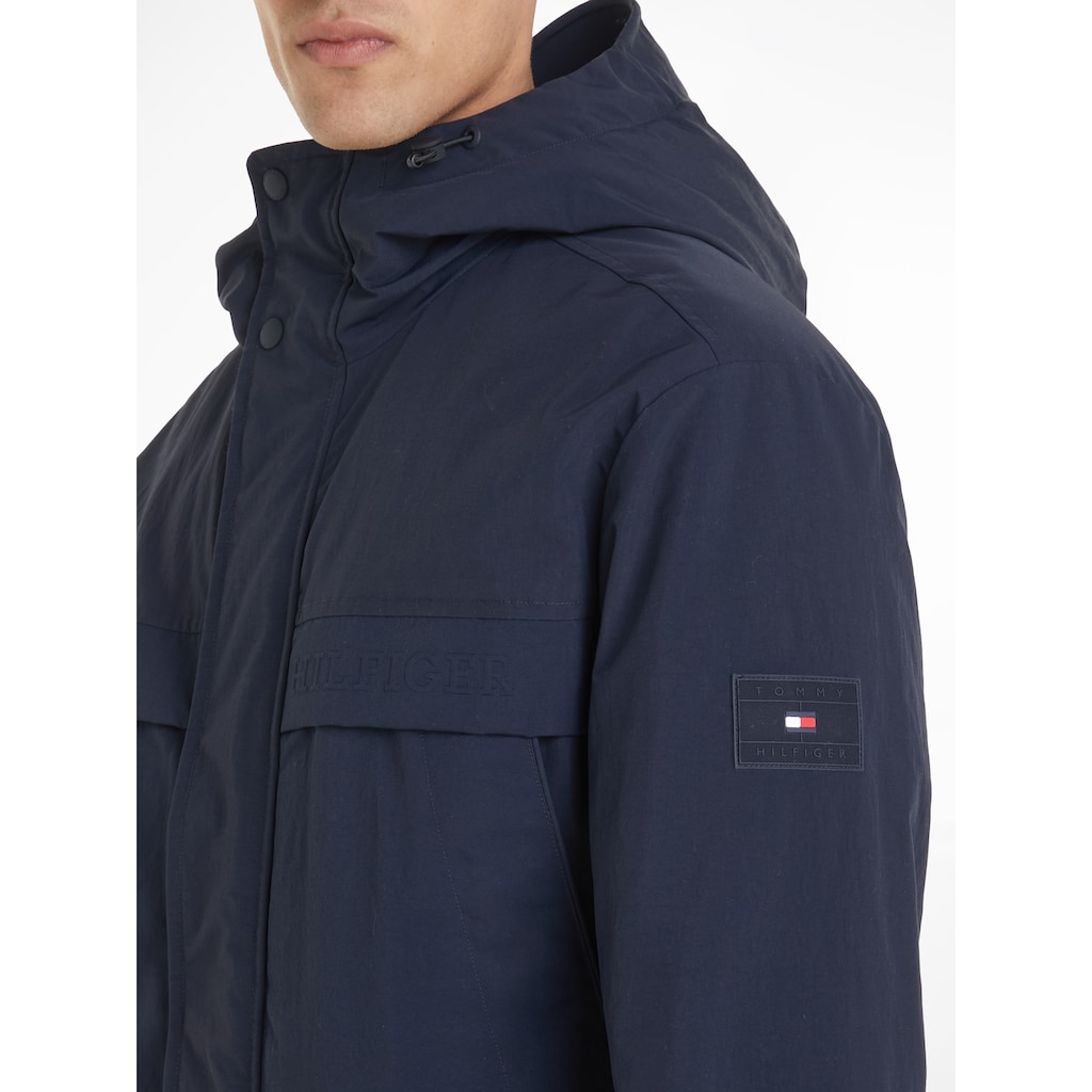 Tommy Hilfiger Outdoorjacke »PORTLAND TEXTURE CLR BLOCK JKT«, mit Kapuze