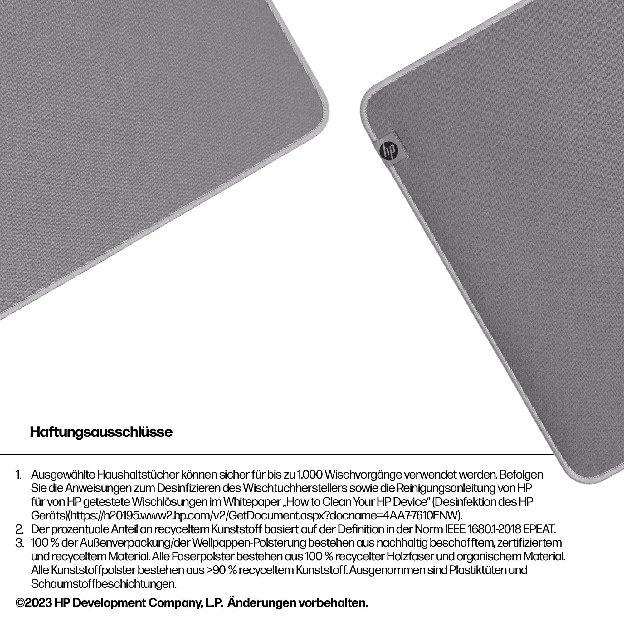 HP Schreibtischunterlage »200 Desinfizierbare«