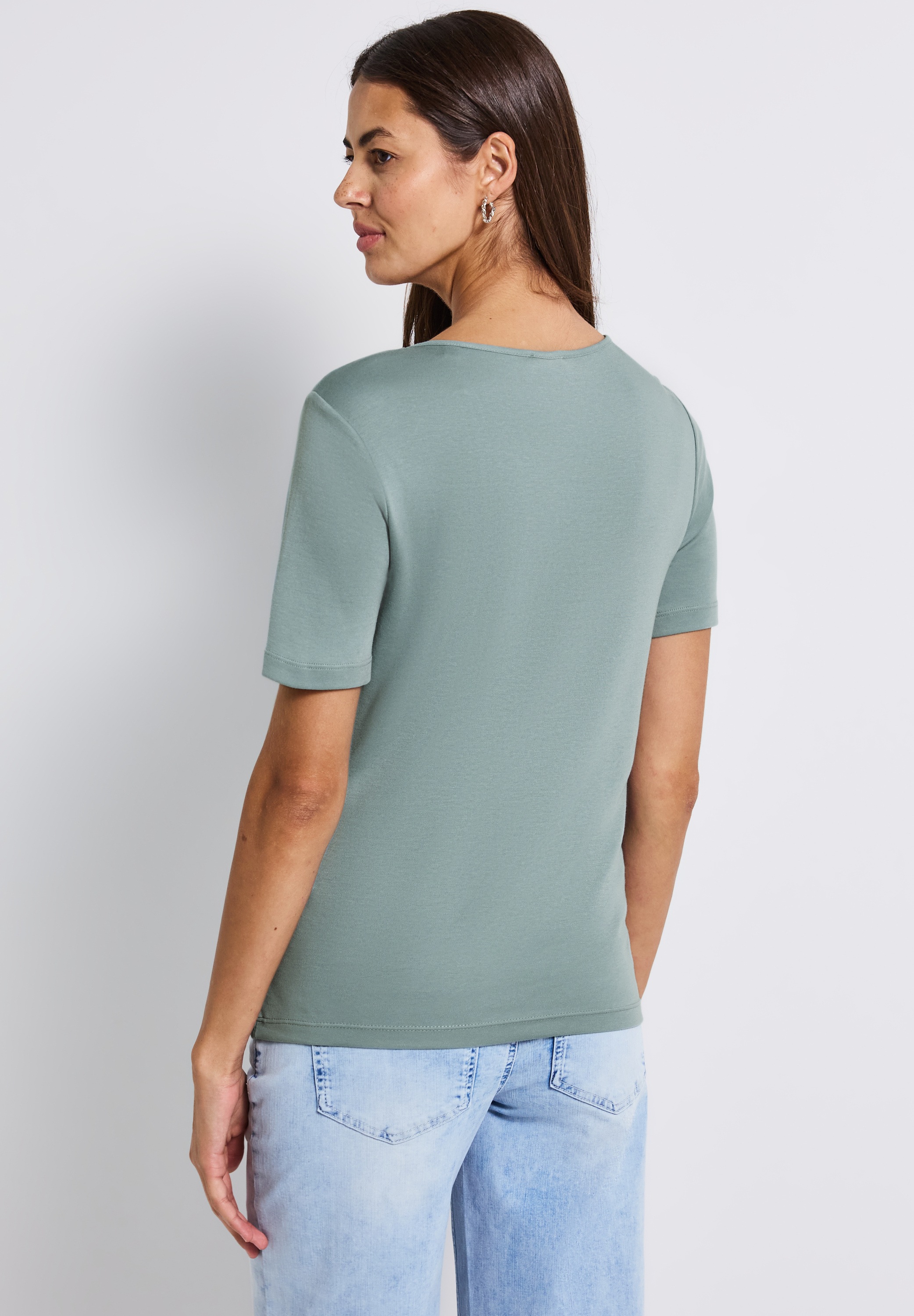 STREET ONE T-Shirt, im soften Baumwoll-Mix