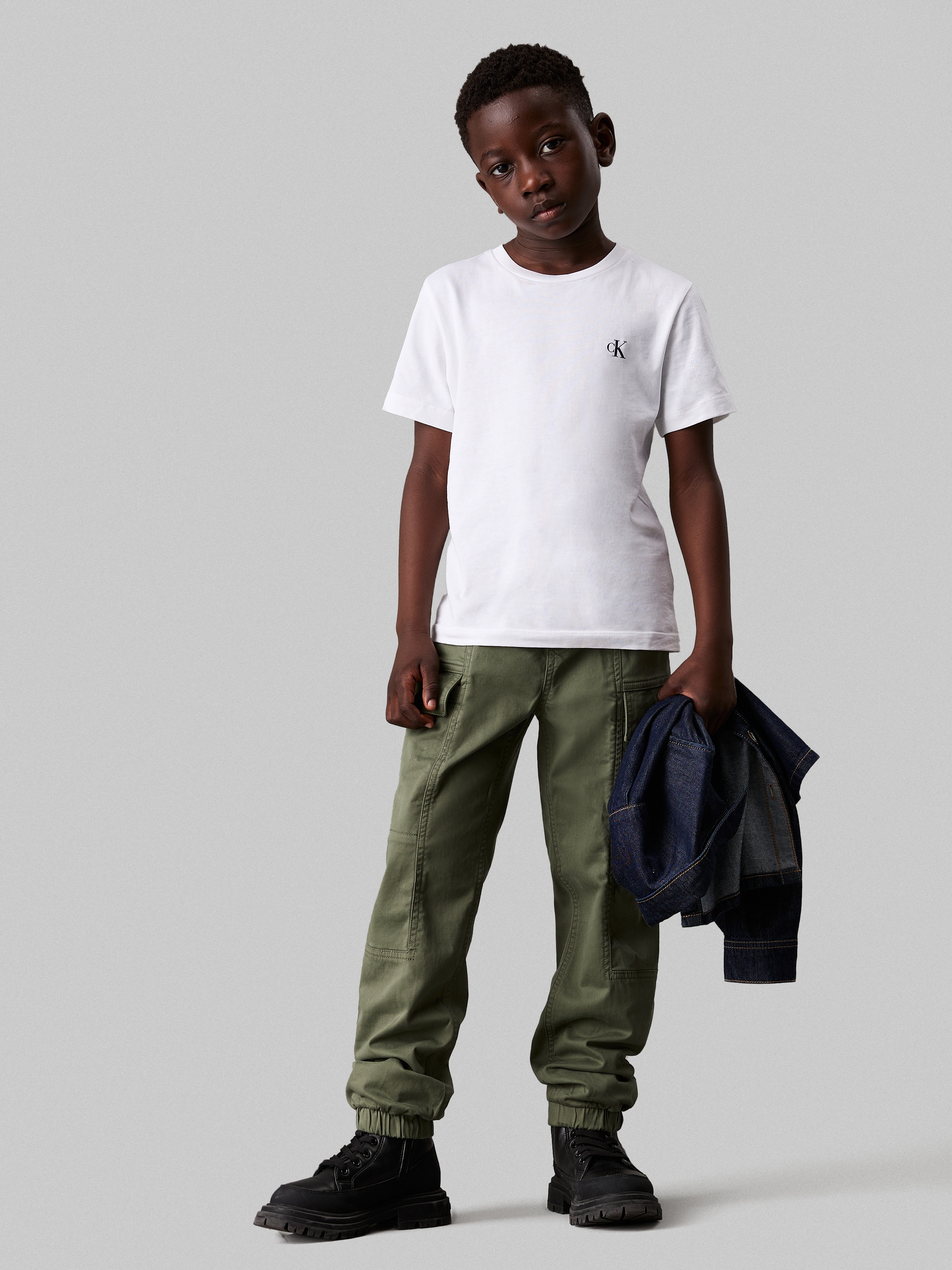 Calvin Klein Jeans Sweathose »ESSENTIAL WOVEN CARGO PANTS«, für Kinder bis 16 Jahre mit Logo-Print