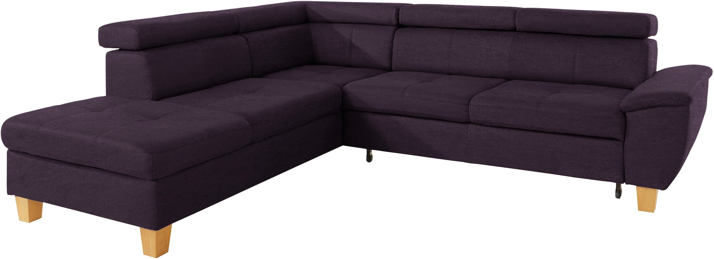 exxpo - sofa fashion Ecksofa "Enya, hoher Sitzkomfort, Breite 266cm, bequem günstig online kaufen