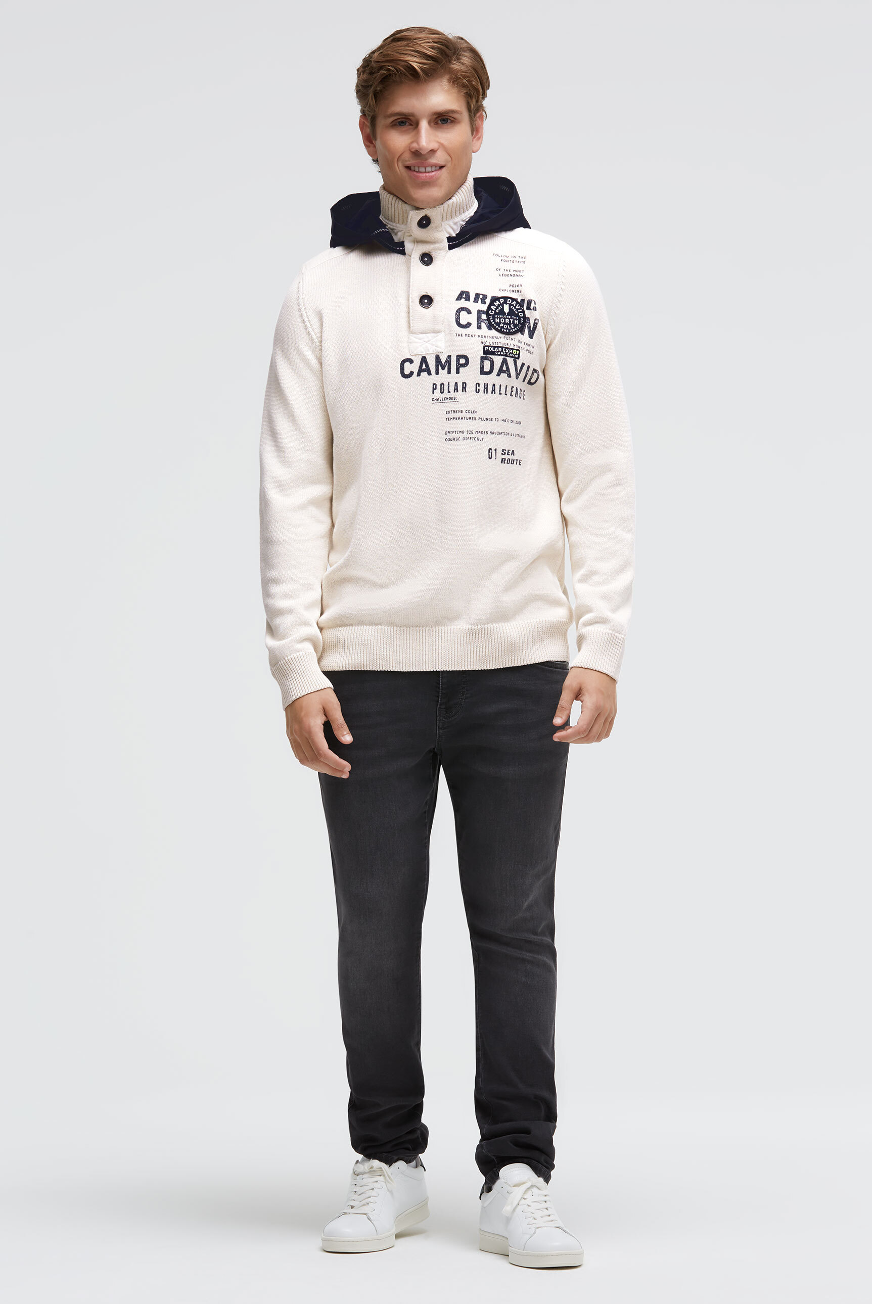 Thumbnail - CAMP DAVID Kapuzenpullover aus Baumwolle