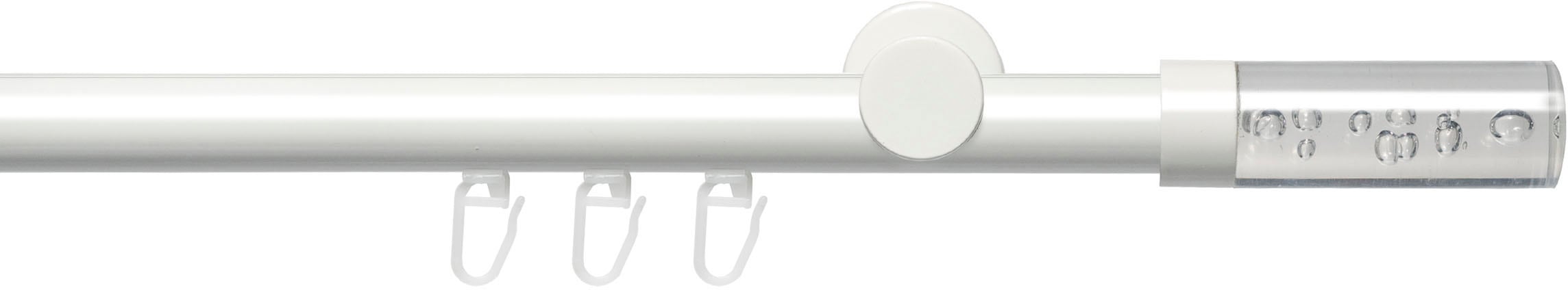 Liedeco Gardinenstange »Innenlaufgarnitur 20 mm Power Zylinder Acryl«, 1  läufig-läufig, Fixmaß, Gardinenstange Komplett | BAUR