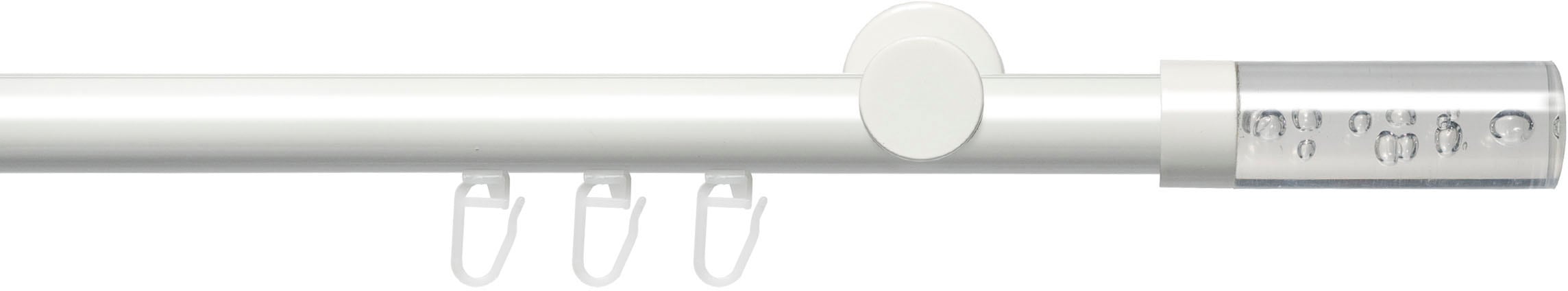 Liedeco Gardinenstange "Innenlaufgarnitur 20 mm Power Zylinder Acryl" Ø 2 m günstig online kaufen