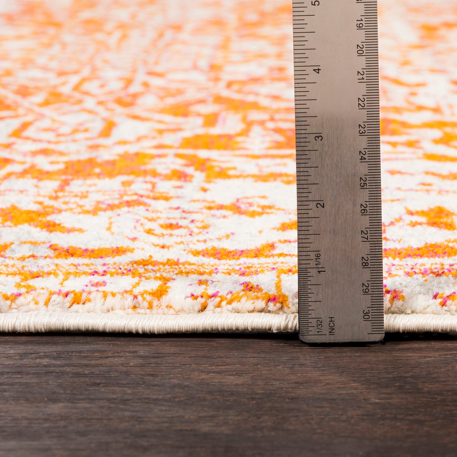 Livabliss Teppich »SYRACUSA«, rechteckig, 12 mm Höhe, Kurzflor Orientteppich, Wohnzimmer, Schlafzimmer, Orange