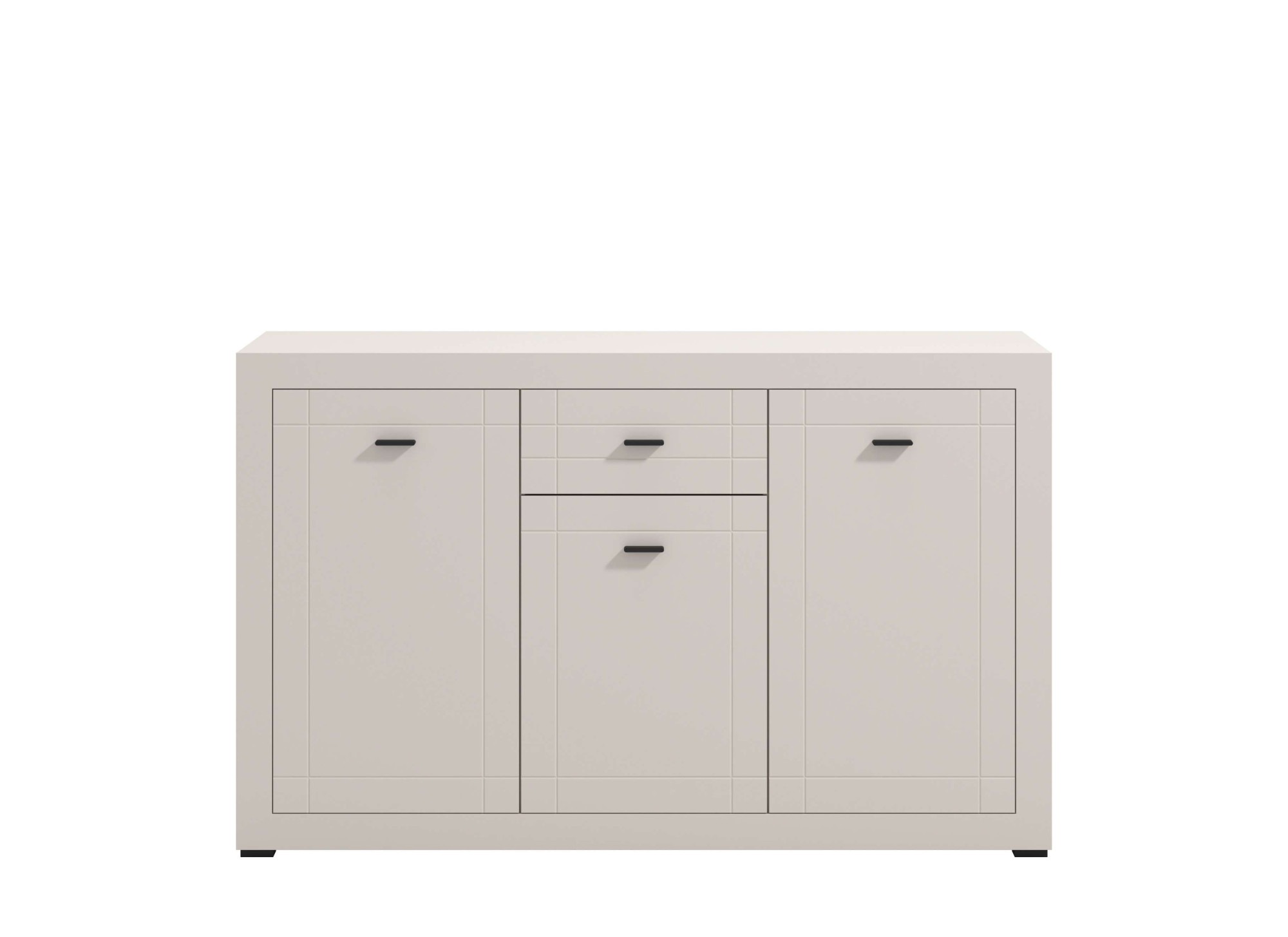 Home affaire Sideboard »Warwick Kombikommode, Schrank, Schubladenkommode« Modernes Sideboard: Kaschmir, 3 Türen & 1 Schublade, Heißfolienprägung