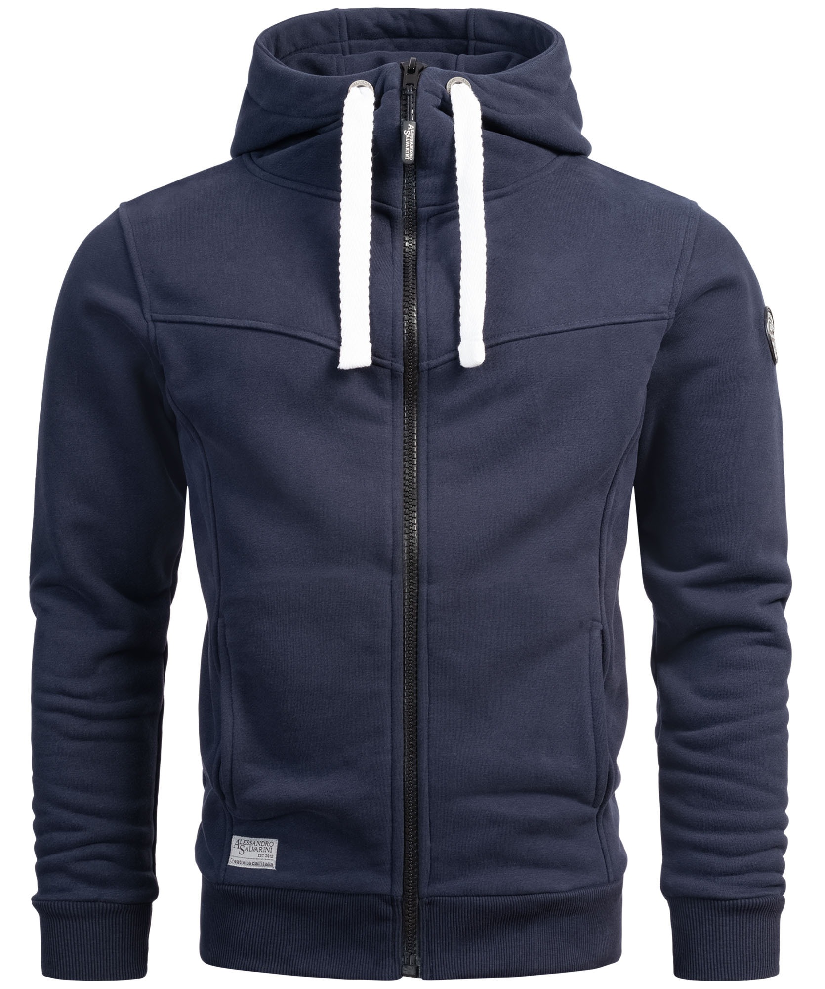 Alessandro Salvarini Kapuzensweatjacke »ASMeroiia«, mit großer Kapuze