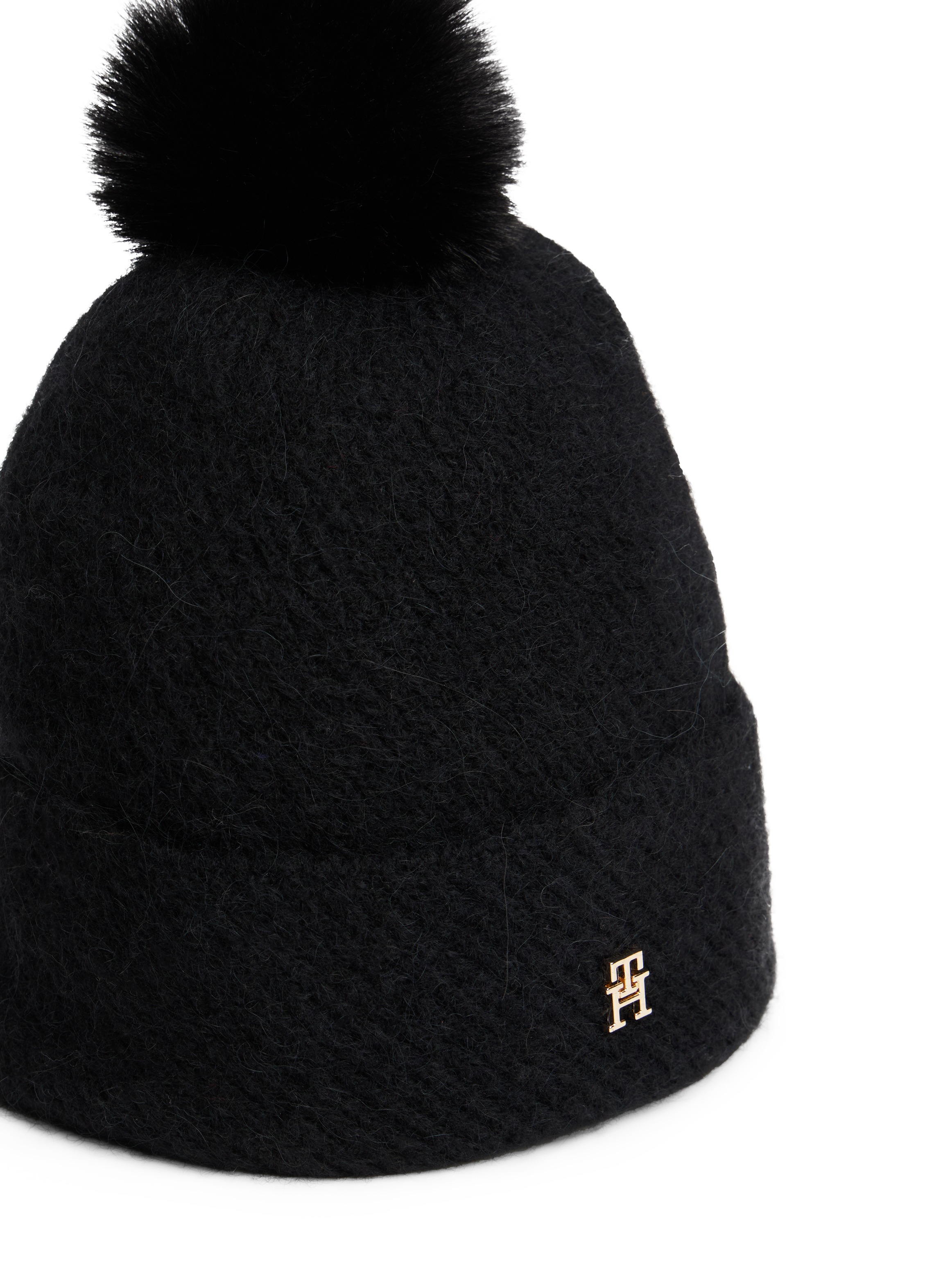 Thumbnail - Tommy Hilfiger Bommelmütze "POM POM BEANIE" Regular fit mit Bommel