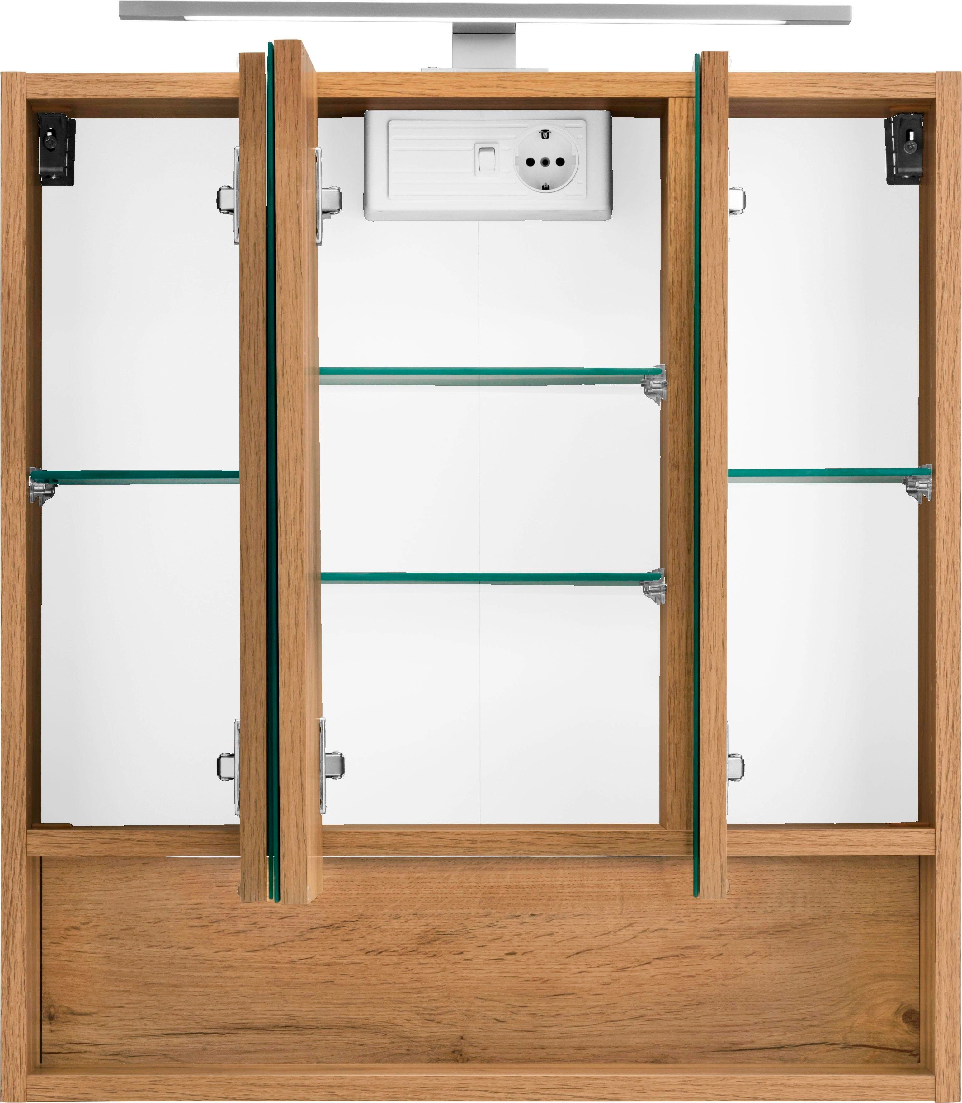 Thumbnail - welltime Spiegelschrank "Soria" mit LED Beleuchtung