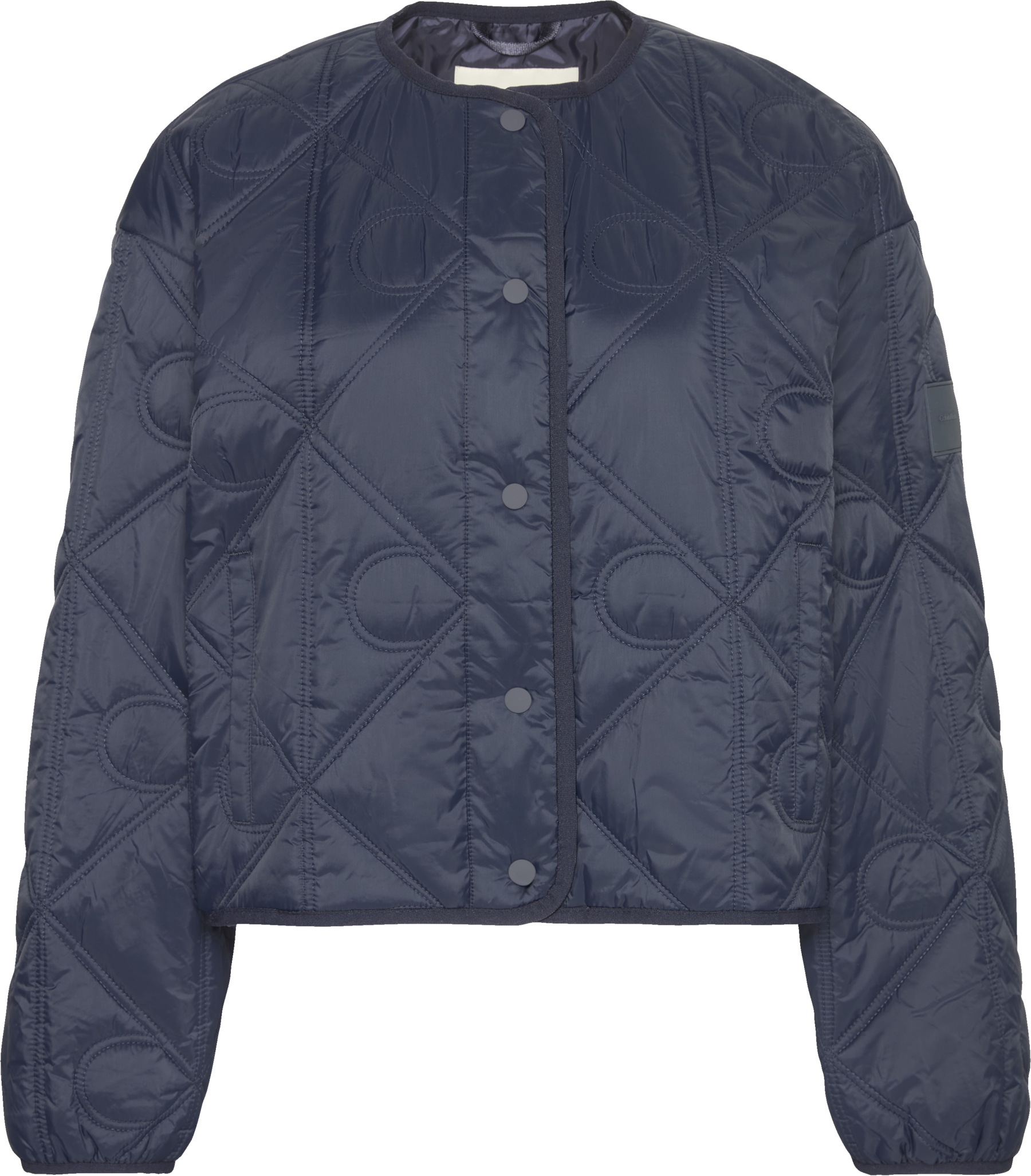 Calvin Klein Jeans Steppjacke ohne Kapuze Regular fit mit Rundhalsausschnit günstig online kaufen