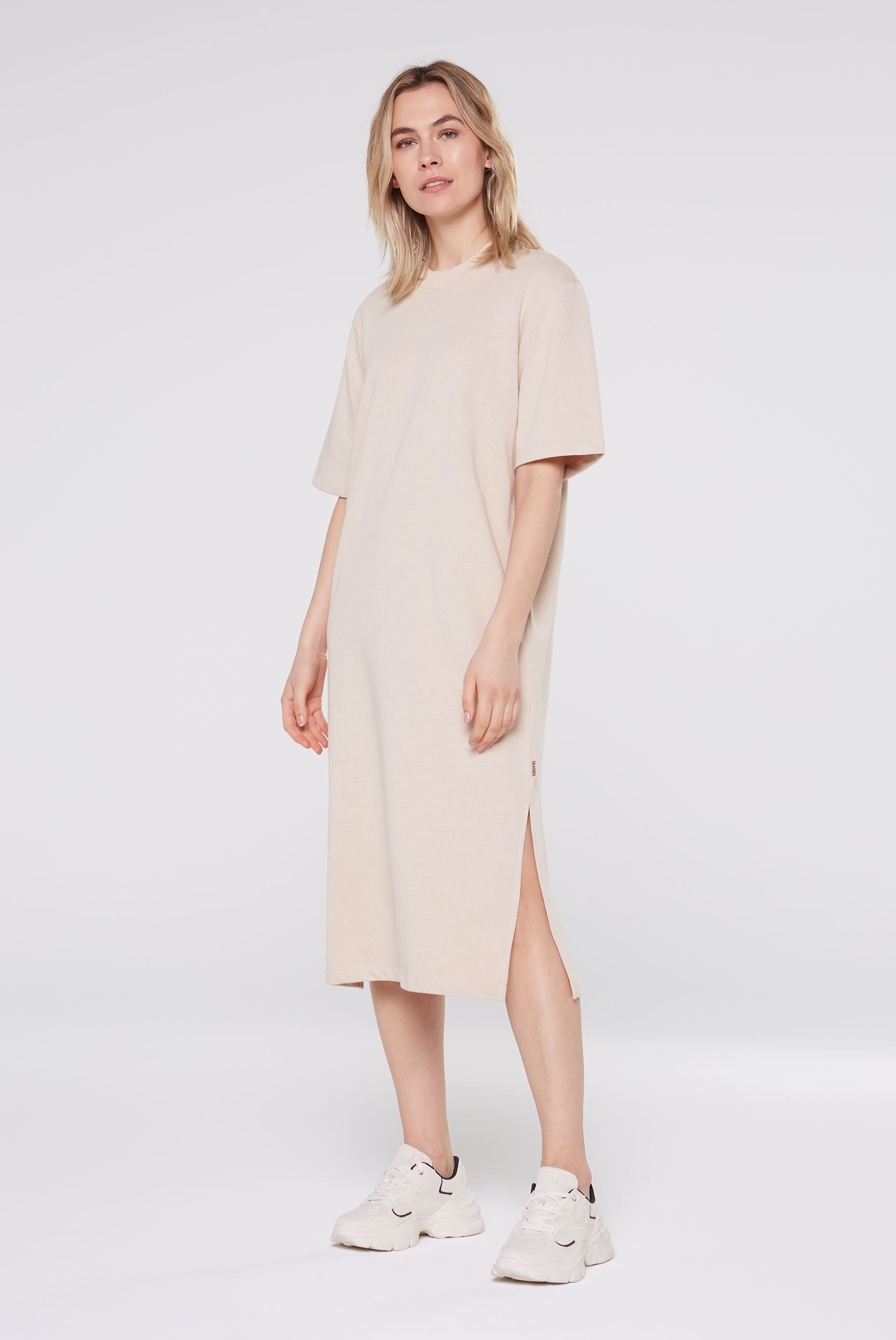 SENSES.THE LABEL Sommerkleid Ohne Taschen mit Baumwolle