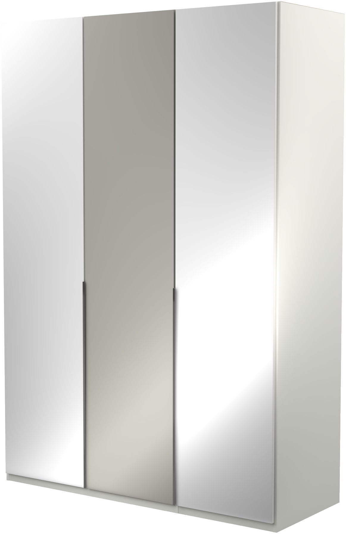 Musterring Kleiderschrank "San Diego, Kleiderschrank, Schrank, Garderobe, mit Glastüren" 1 Stk. tlg. 3-türig (gedämpft), 4 Böden, 2 Kleiderstangen, Chromgriffe