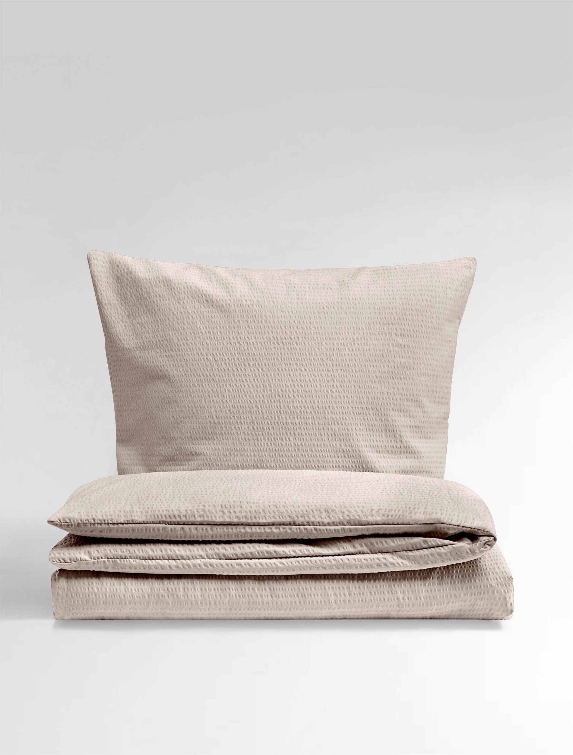 Thumbnail - BIERBAUM Bettwäsche "4134" 2 Stk. tlg. Premium Mako-Satin Seersucker, 100 % Baumwolle, bügelfrei