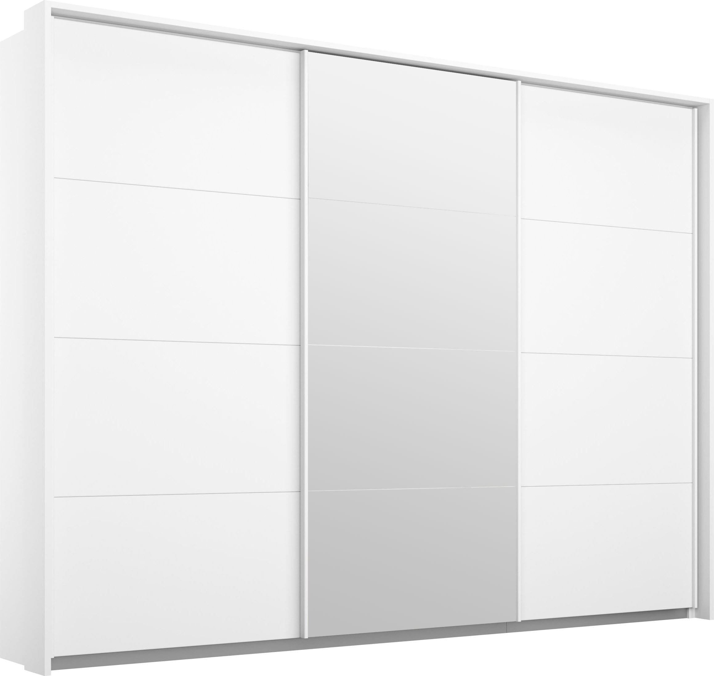 rauch Schwebetürenschrank "Kleiderschrank Schrank Garderobe Schlafzimmerschrank Ankleide KEPAN" optional mit Beleuchtung, Breiten: 211-368 cm, Höhen 213/233 cm, inkl. Schubladeneinsatz und Passepartout MADE IN GERMANY