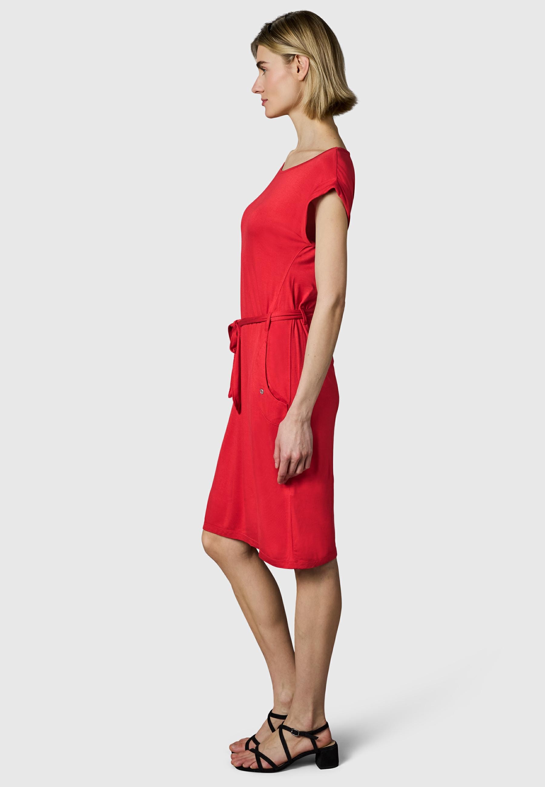 Ragwear Sommerkleid »Taggien« Eingrifftaschen Knielanges, leichtes Midikleid