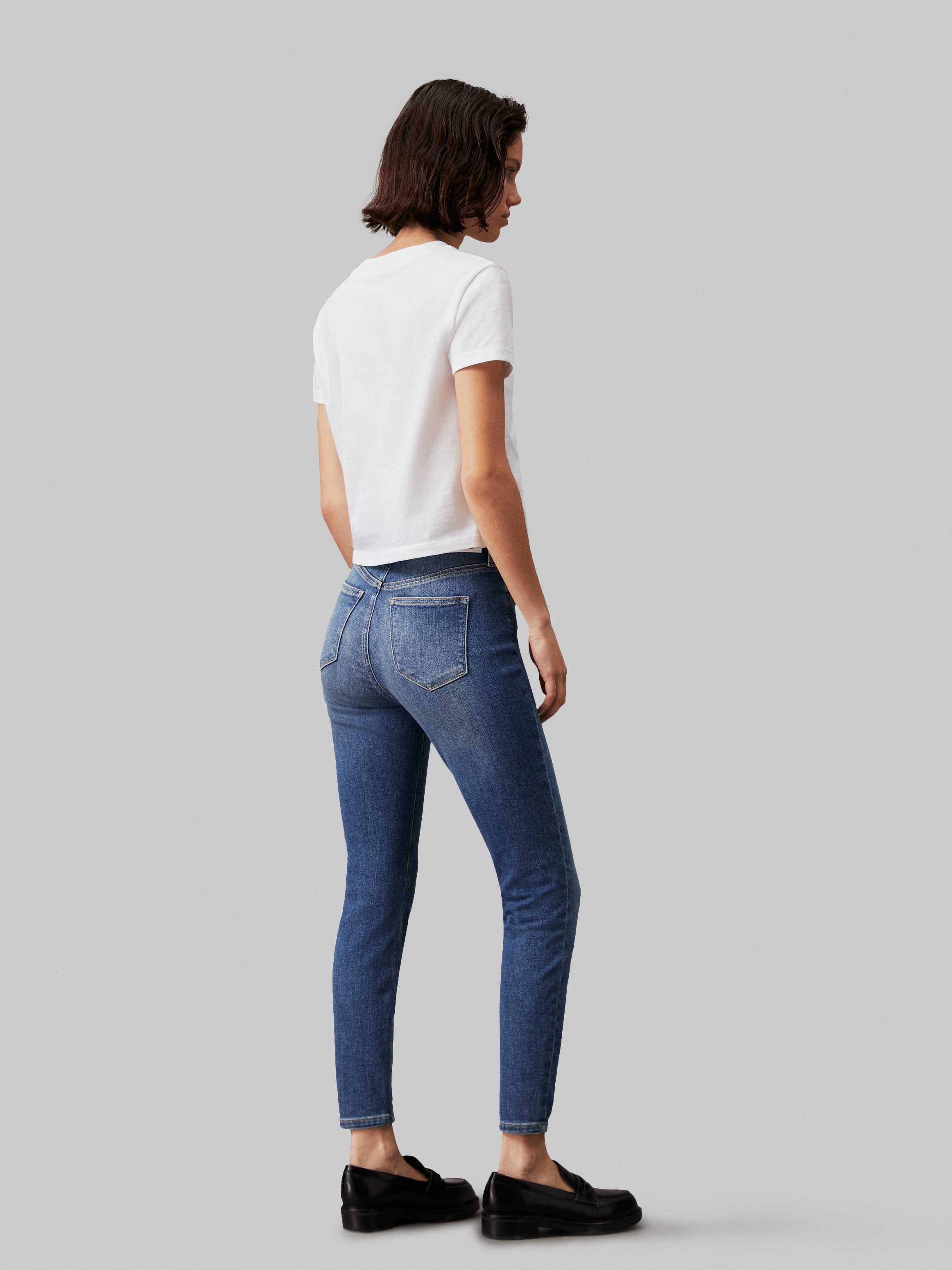 Calvin Klein Jeans Skinny-fit-Jeans »HIGH RISE SUPER SKINNY ANKLE«, im 5-Pocket-Style