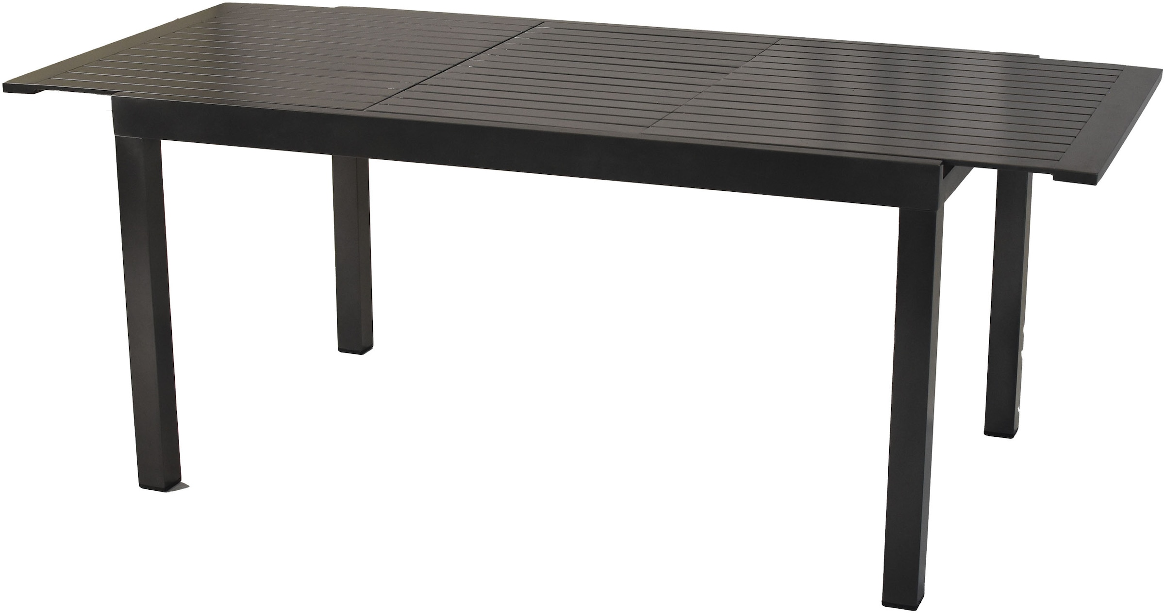 MERXX Garten-Essgruppe »»Astros««, (Set, 9 tlg.), Tischplatte aus Aluminium, Armlehnen aus Akazienholz